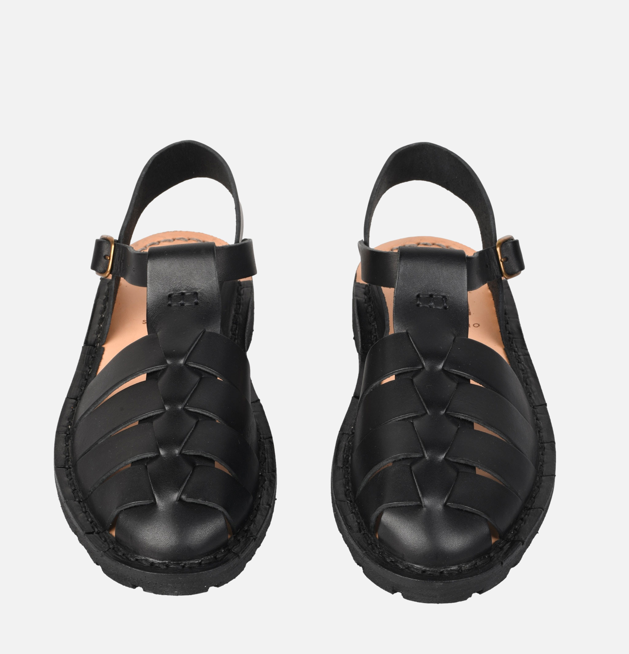 Steve Mono 10/09 Sandales Noires édition exclusive Royalcheese Paris