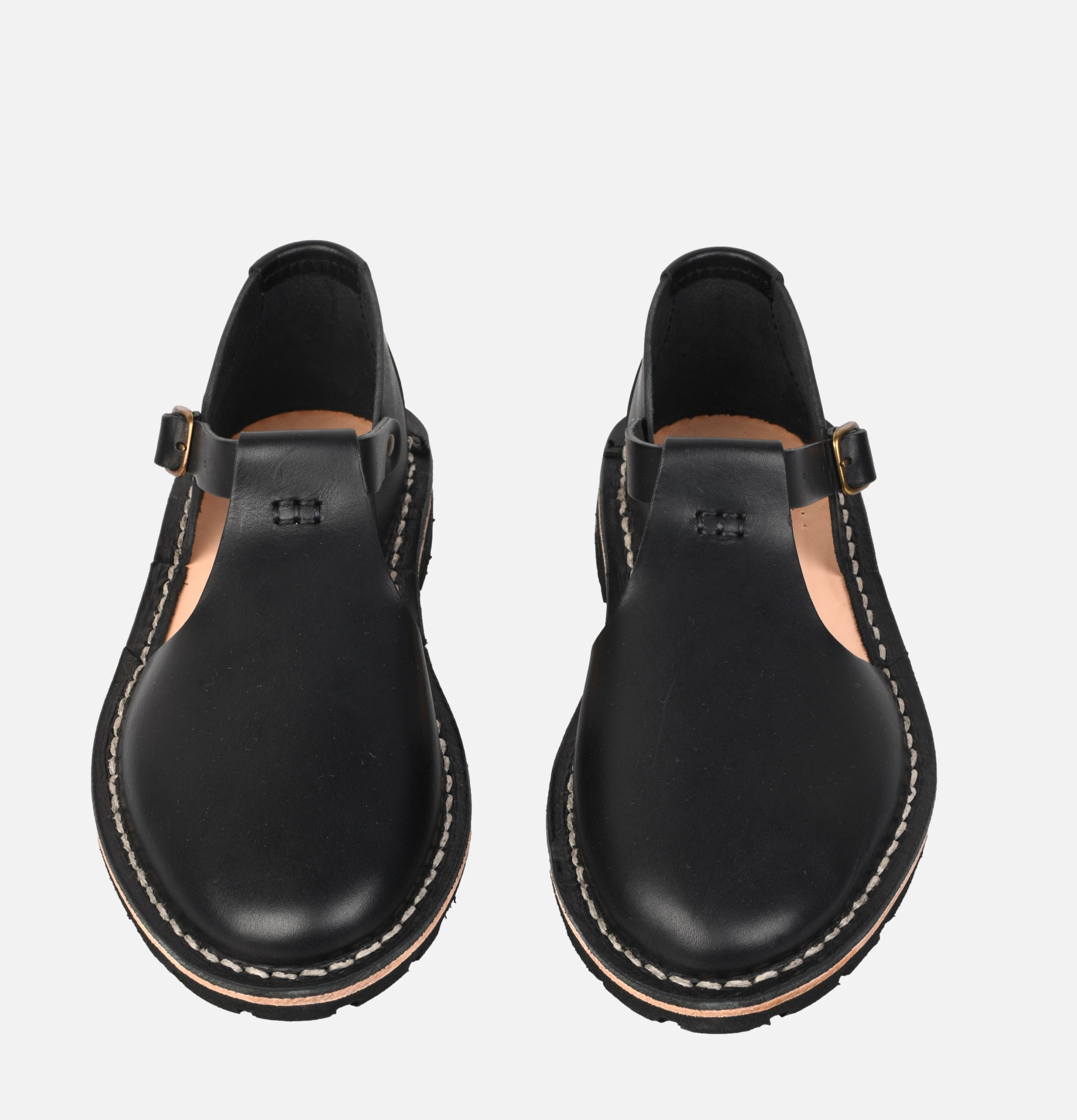 Steve Mono 10/12 Artisanal Sandales Noir