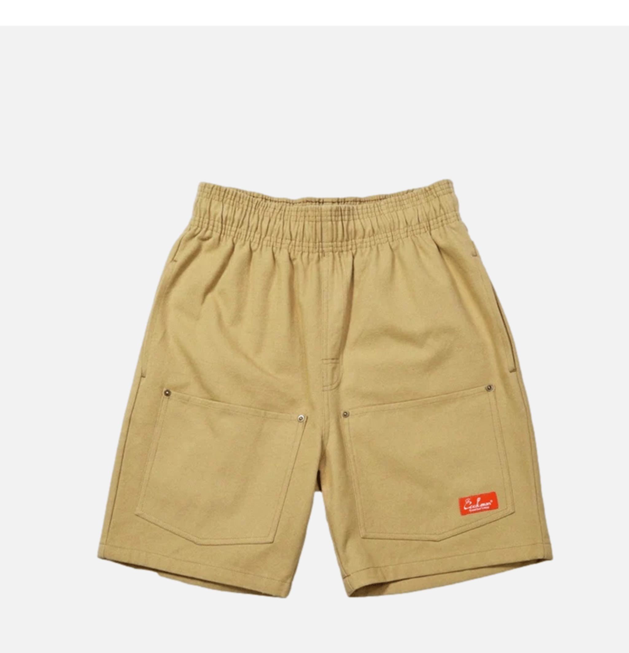 Cookman Chef Short Pants Front Pocket - Peanut Canvas