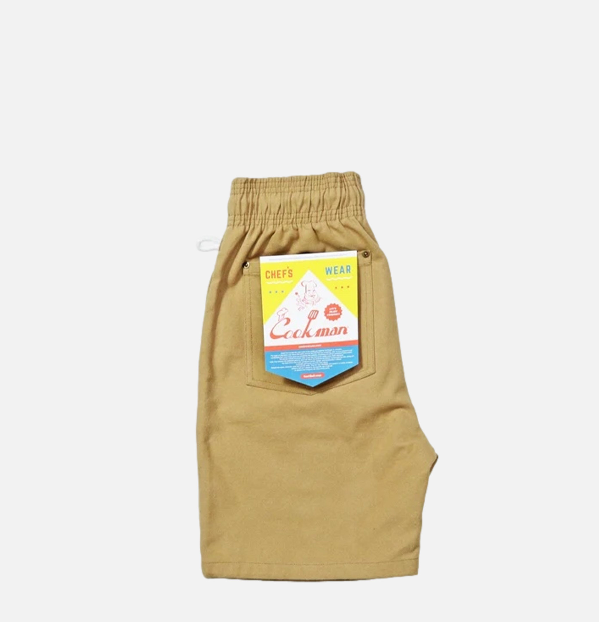 Cookman Chef Short Pants Front Pocket - Canvas Cacahuète