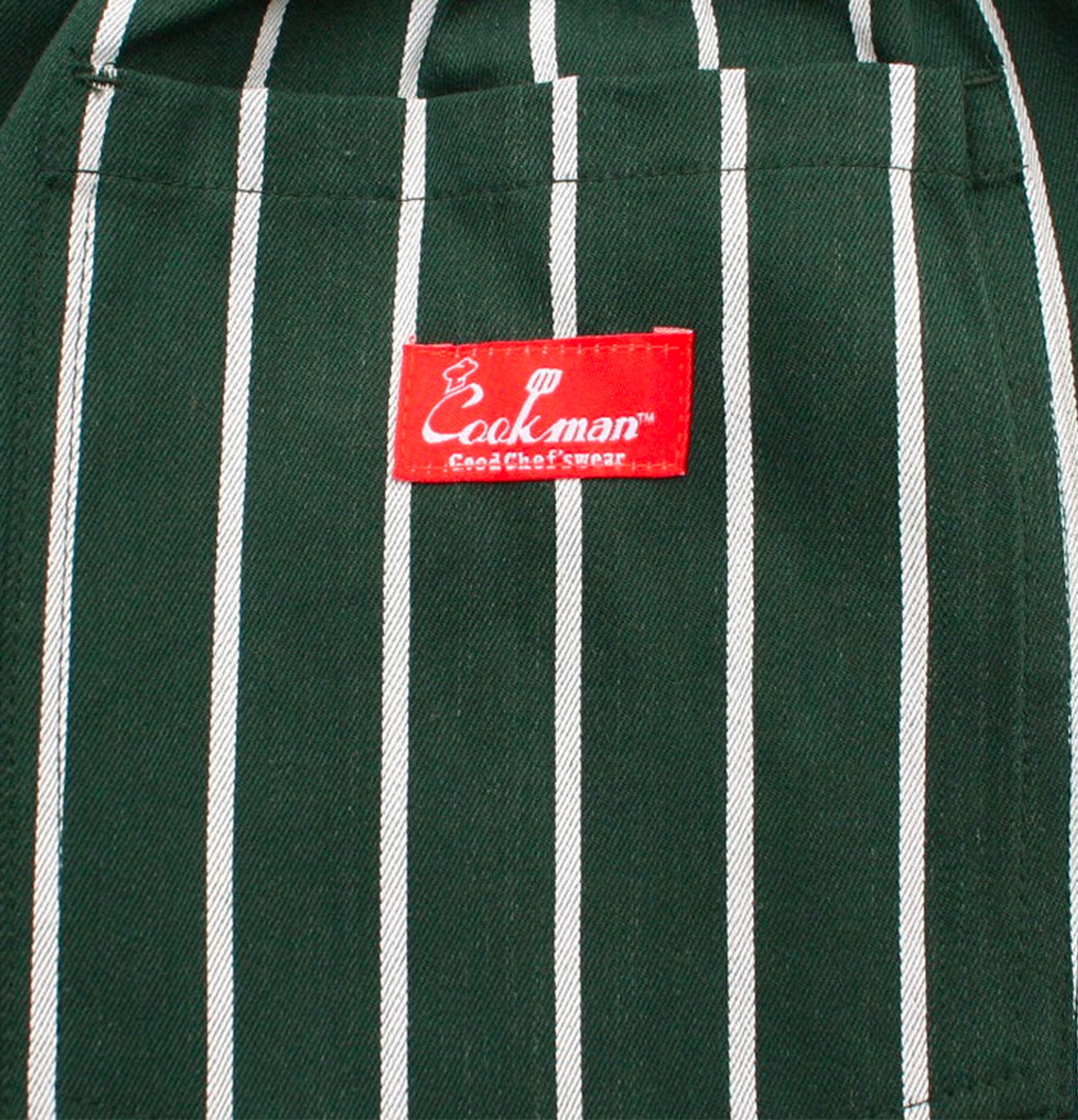 Cookman Chef Pants Stripe Green.