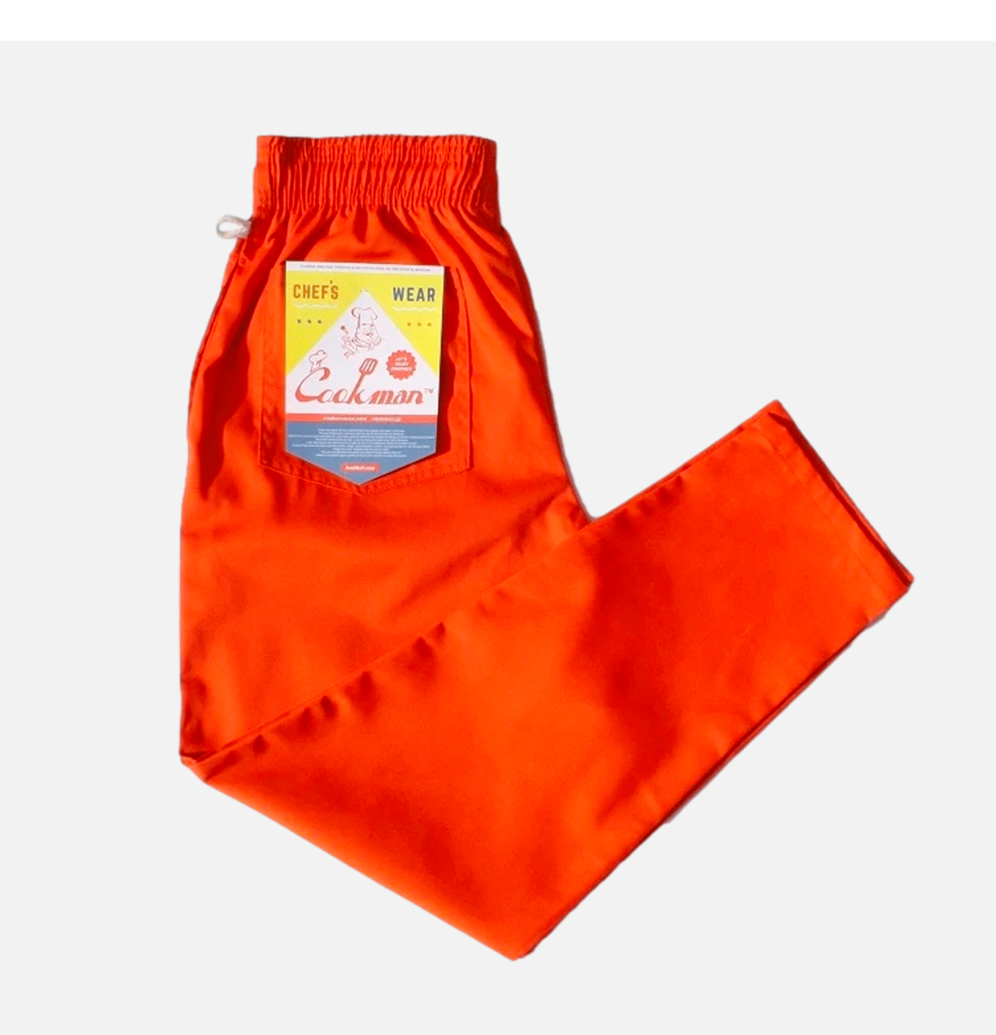 Pantalon Cookman USA Chef Pants Orange.