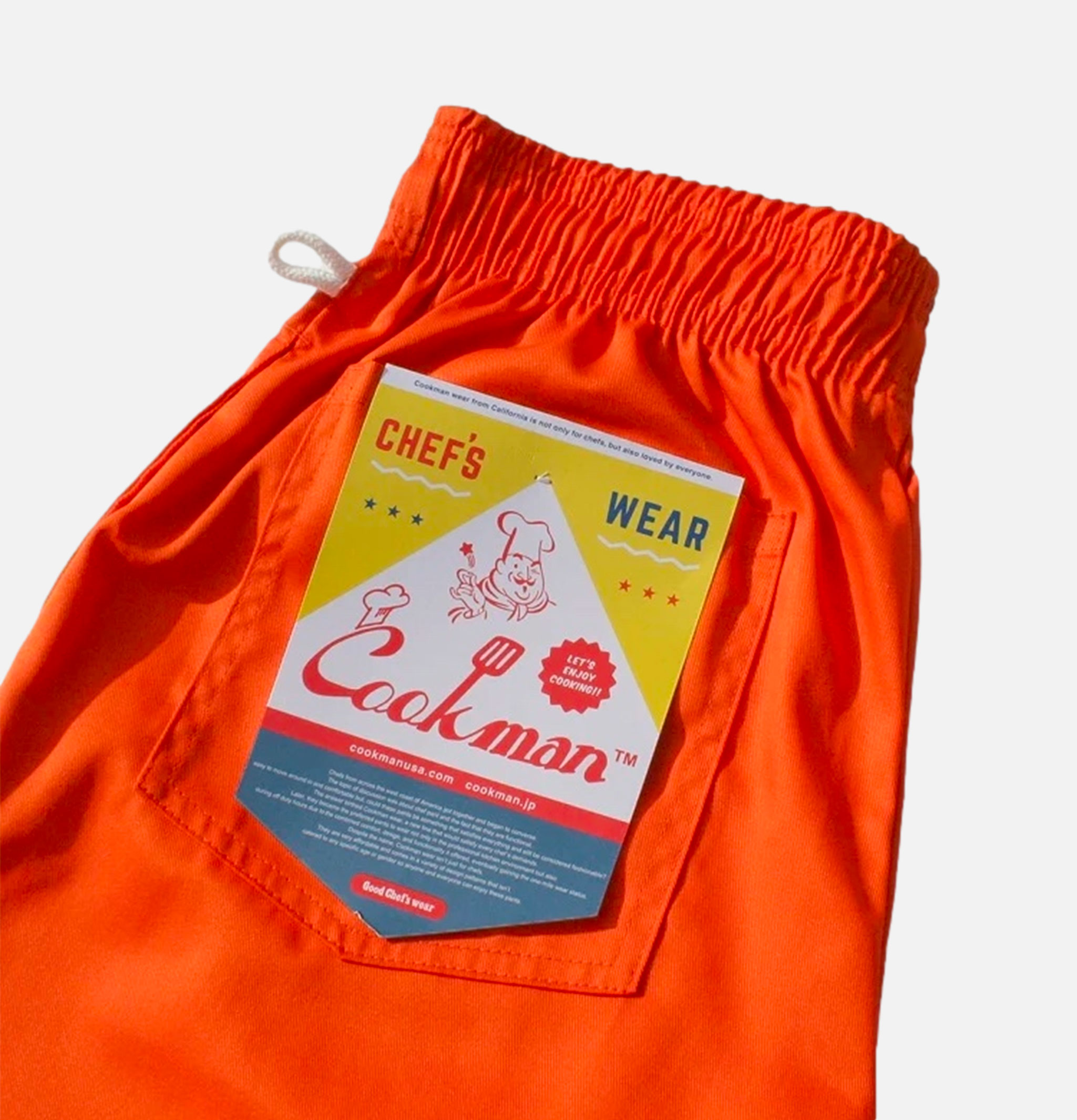 Pantalon Cookman USA Chef Pants Orange.