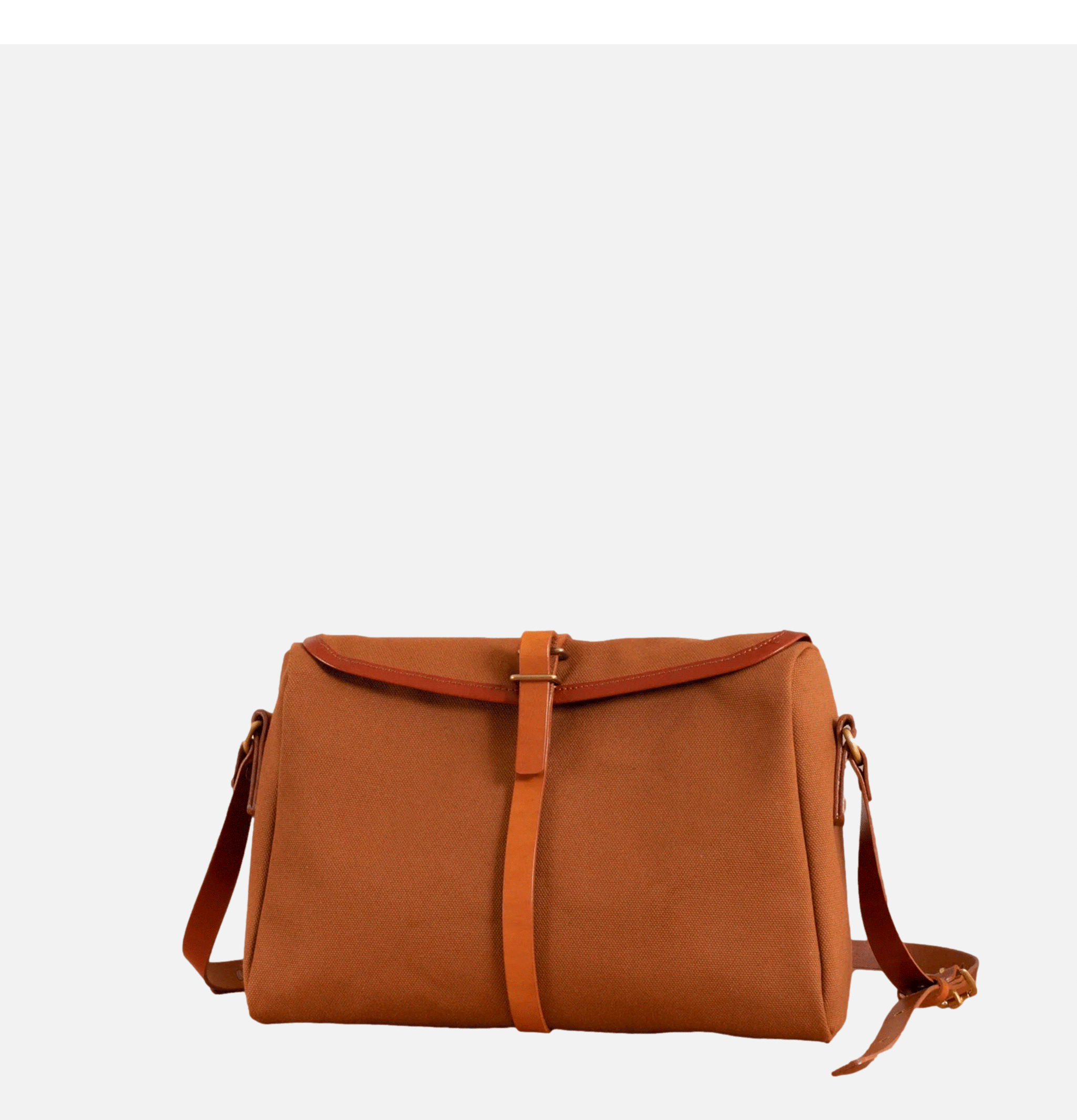Persimmon & Tan Satchel from Southern Field