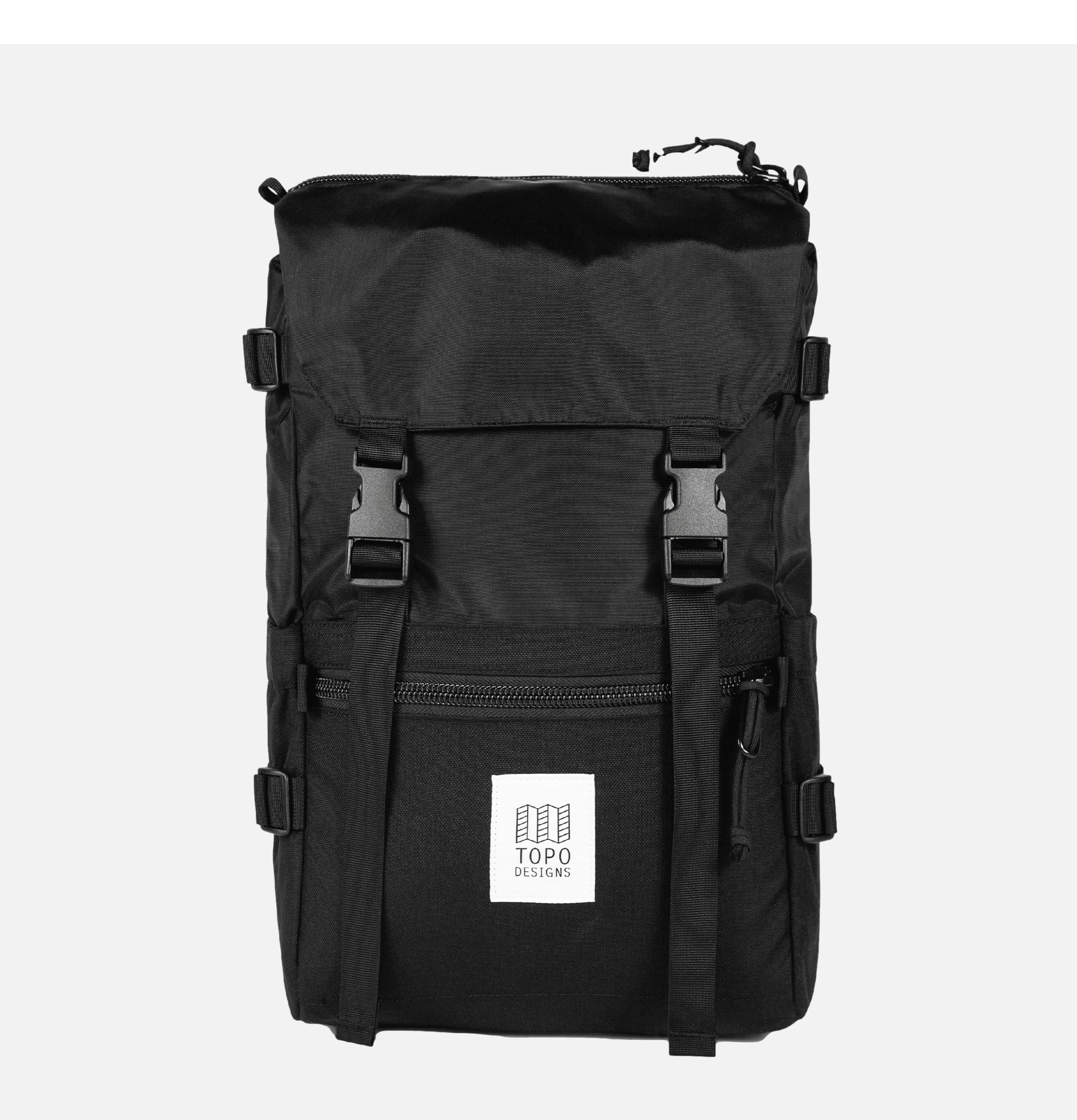 Topo Design Back pack Rover in Black.