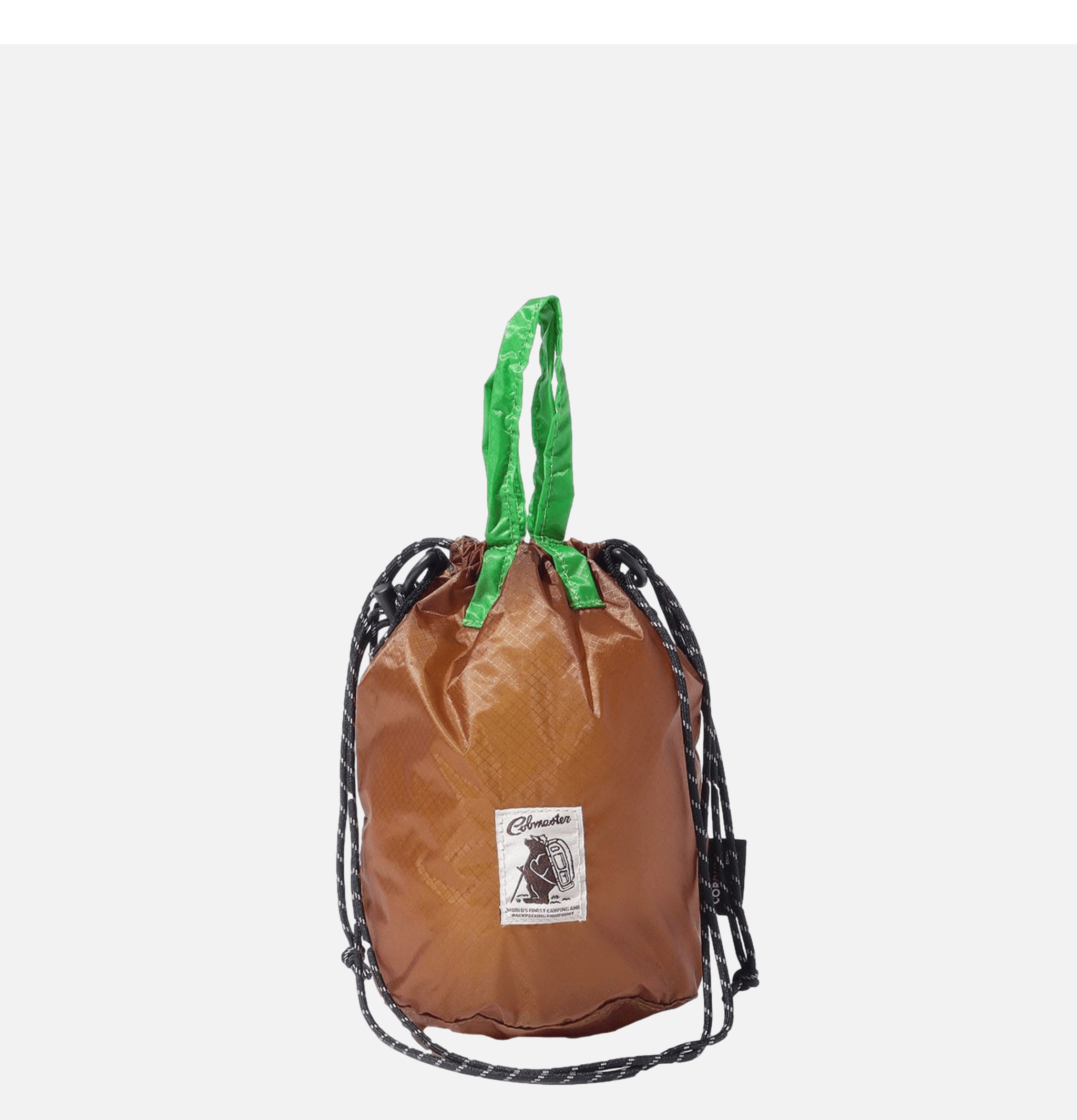Cobmaster Cordura Kinchaku Brown bag