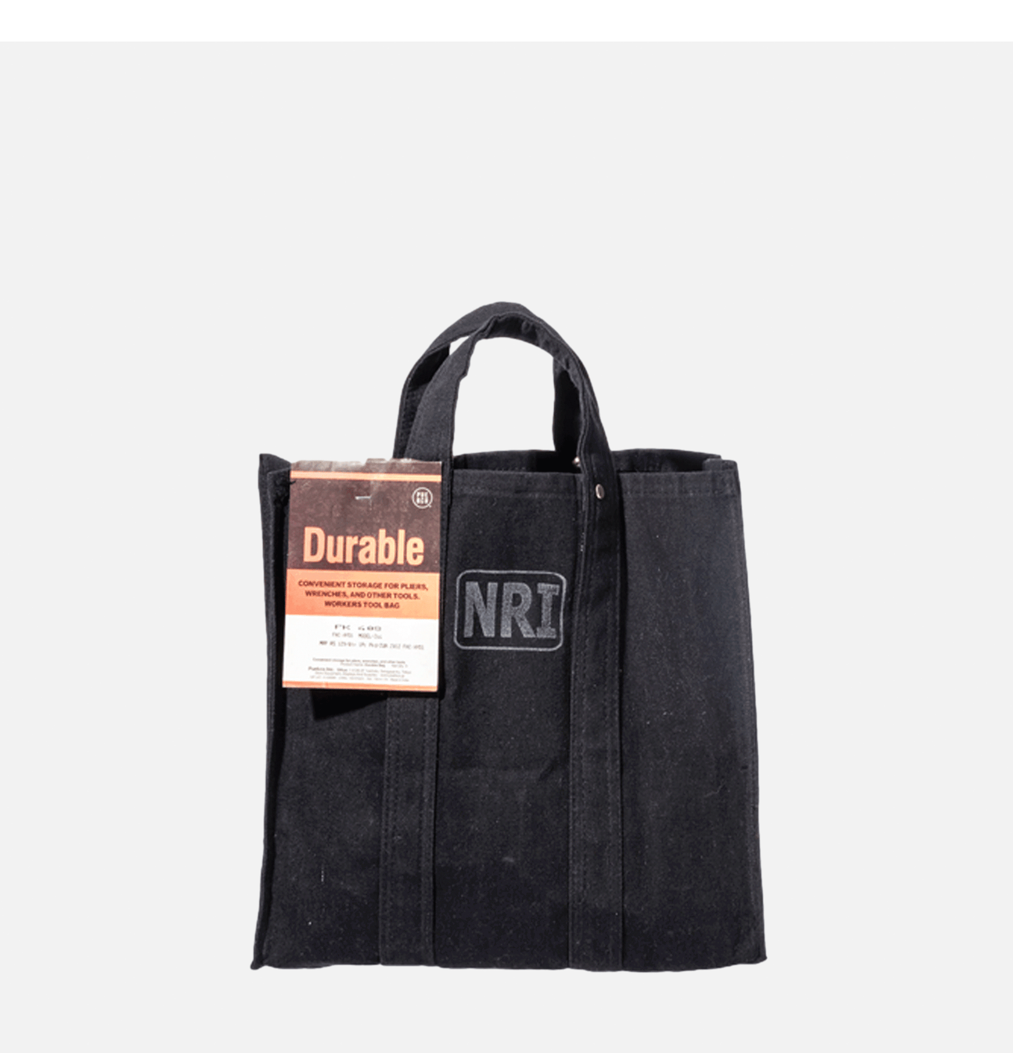 Puebco Japan Labour Tote Bag Small Black