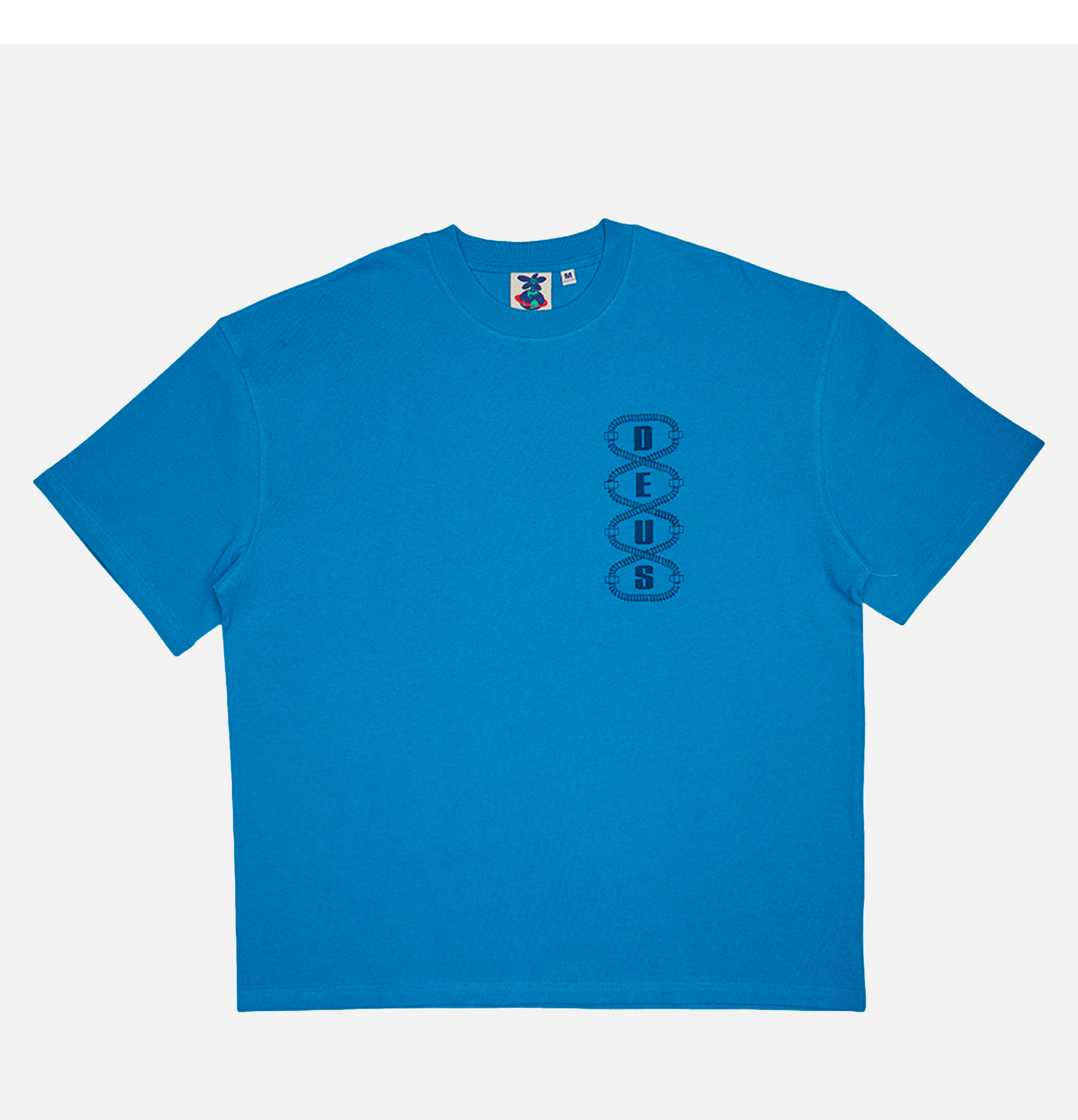 Deus Ex Machina Thread Tee Wave Ride Blue