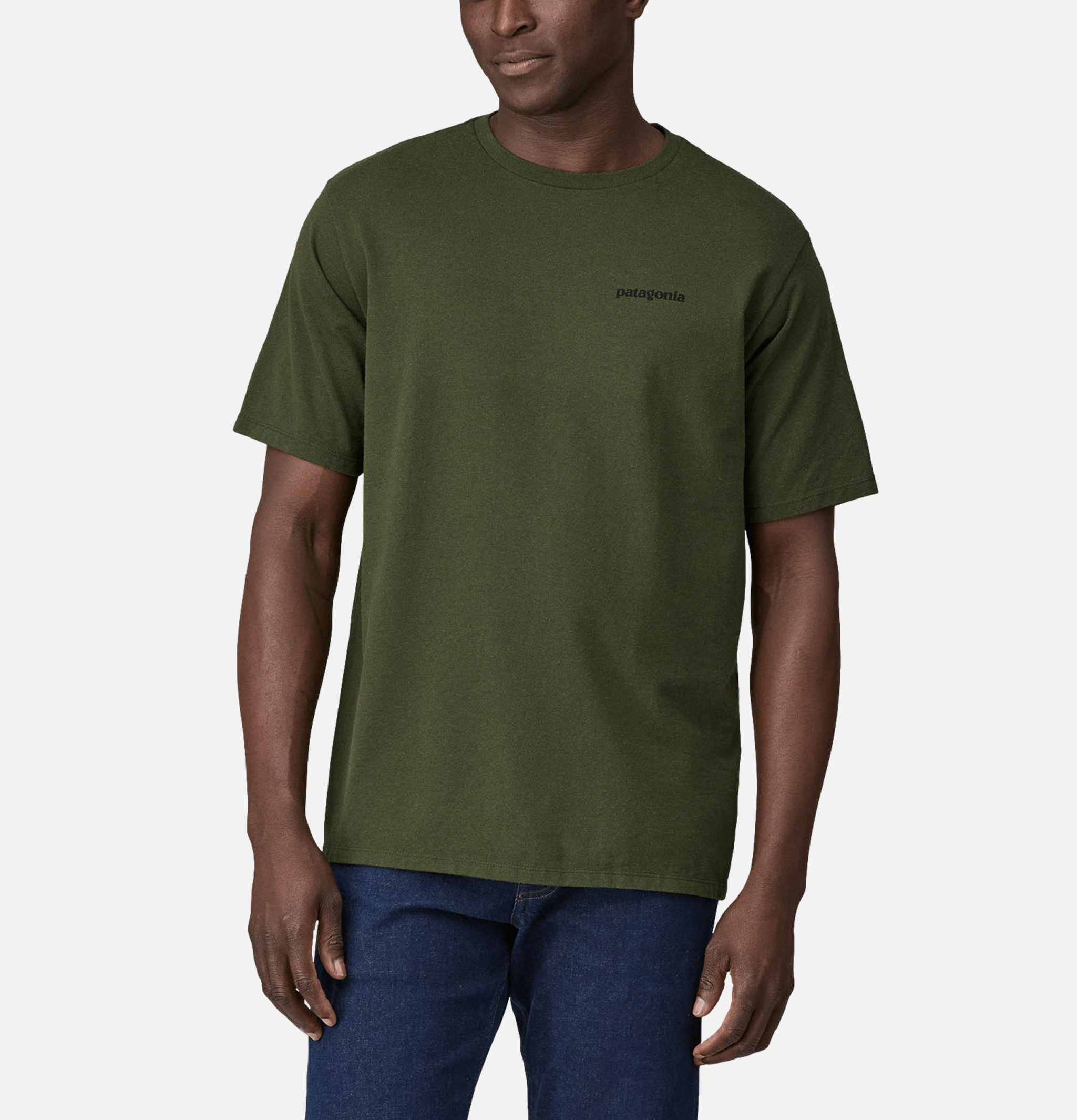 Patagonia P6 Logo Tee Torrey Pine Green