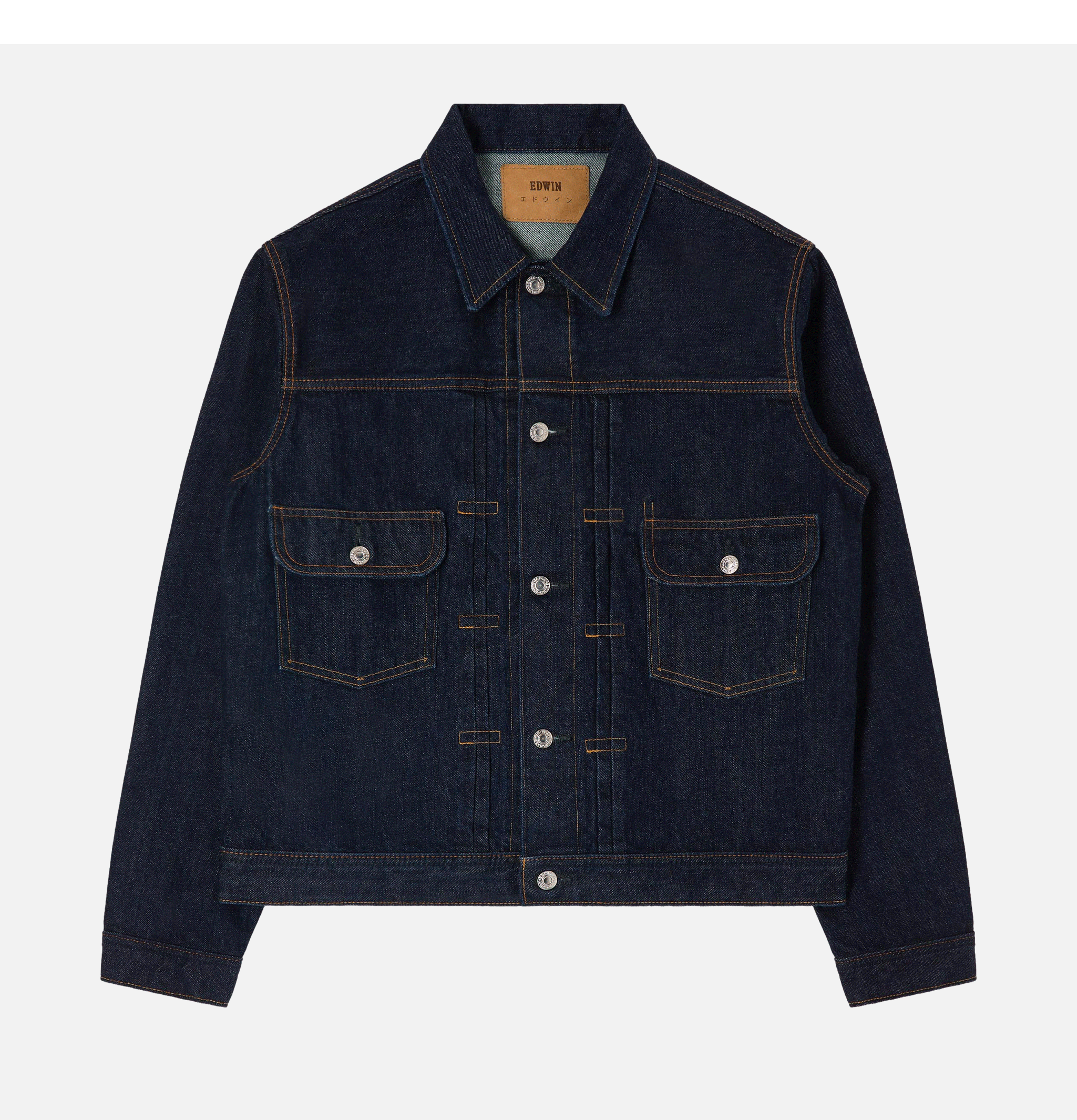 Veste en Jean Edwin 14oz Kurabo Recycle Denim Red Selvage