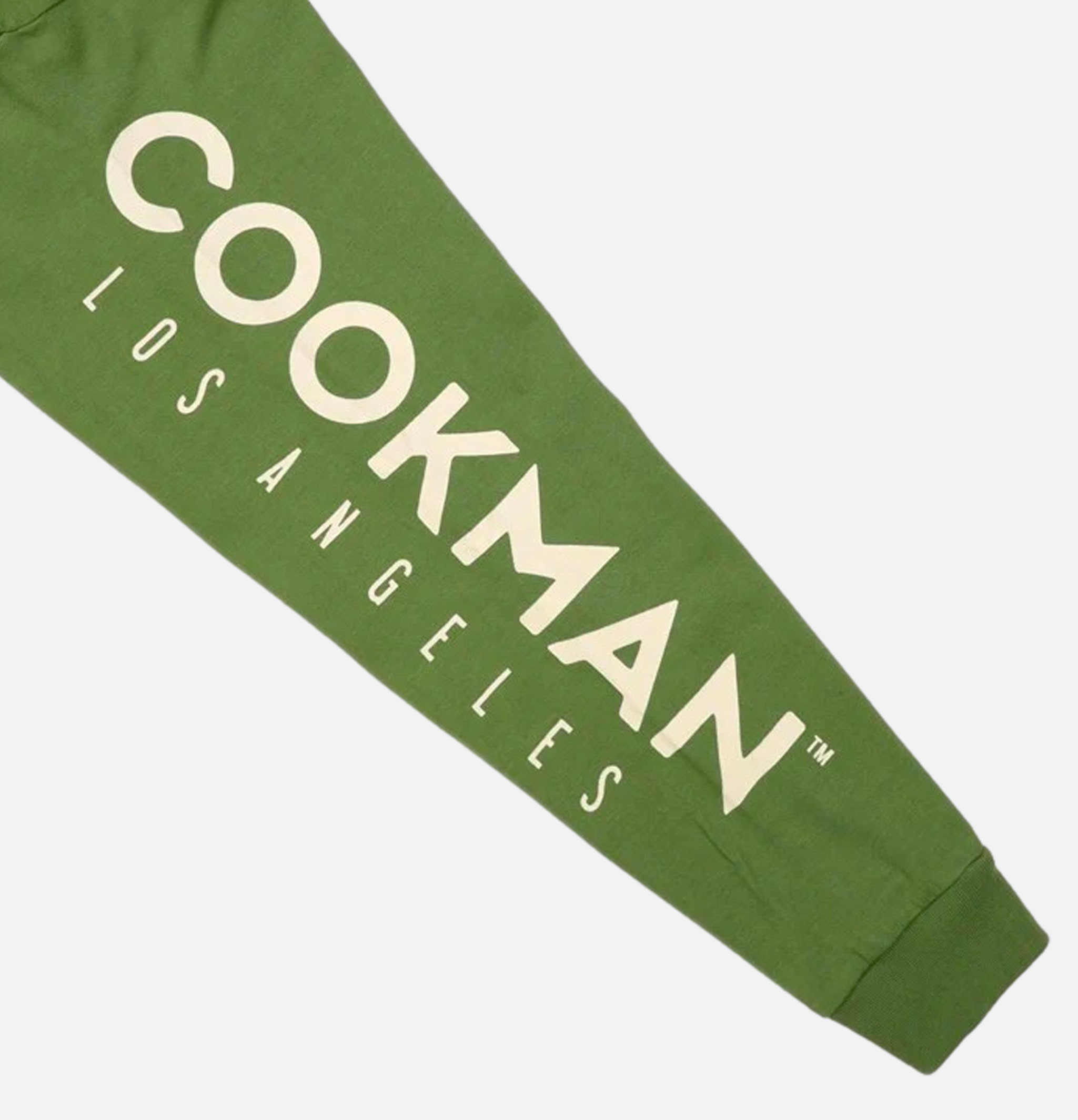 Cookman T-shirt Long Sleeve Pizza Green