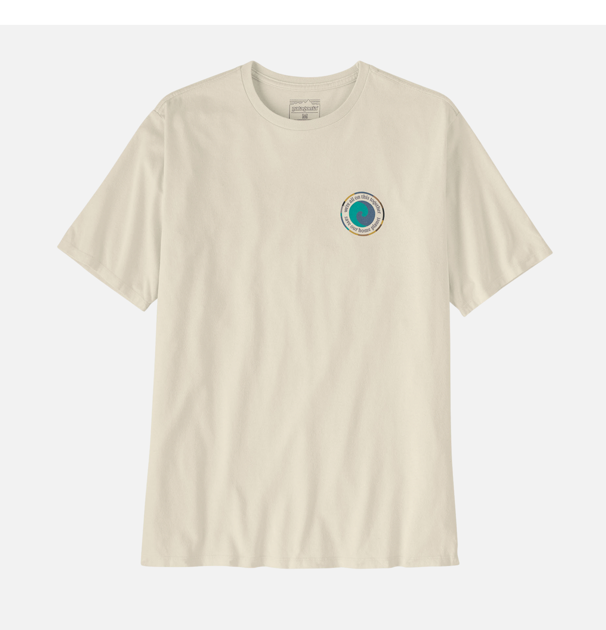 Patagonia T-shirt M's Unity Fitz Responsibility Blanc