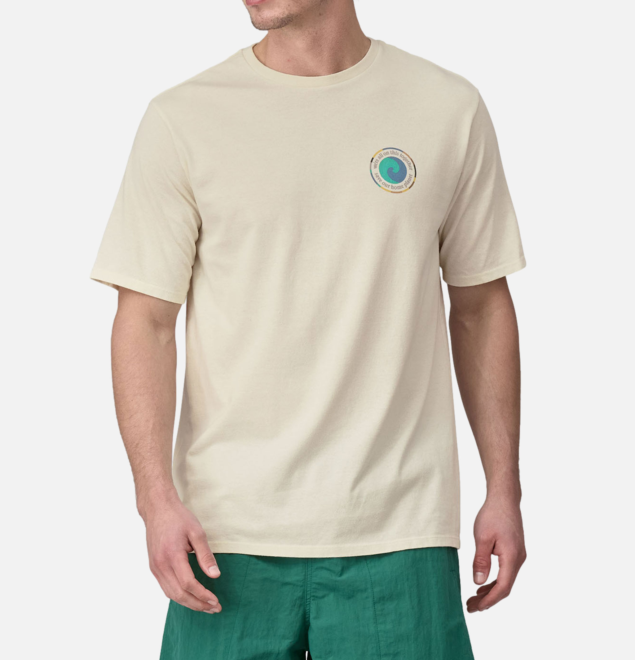 Patagonia T-shirt M's Unity Fitz Responsibility Blanc
