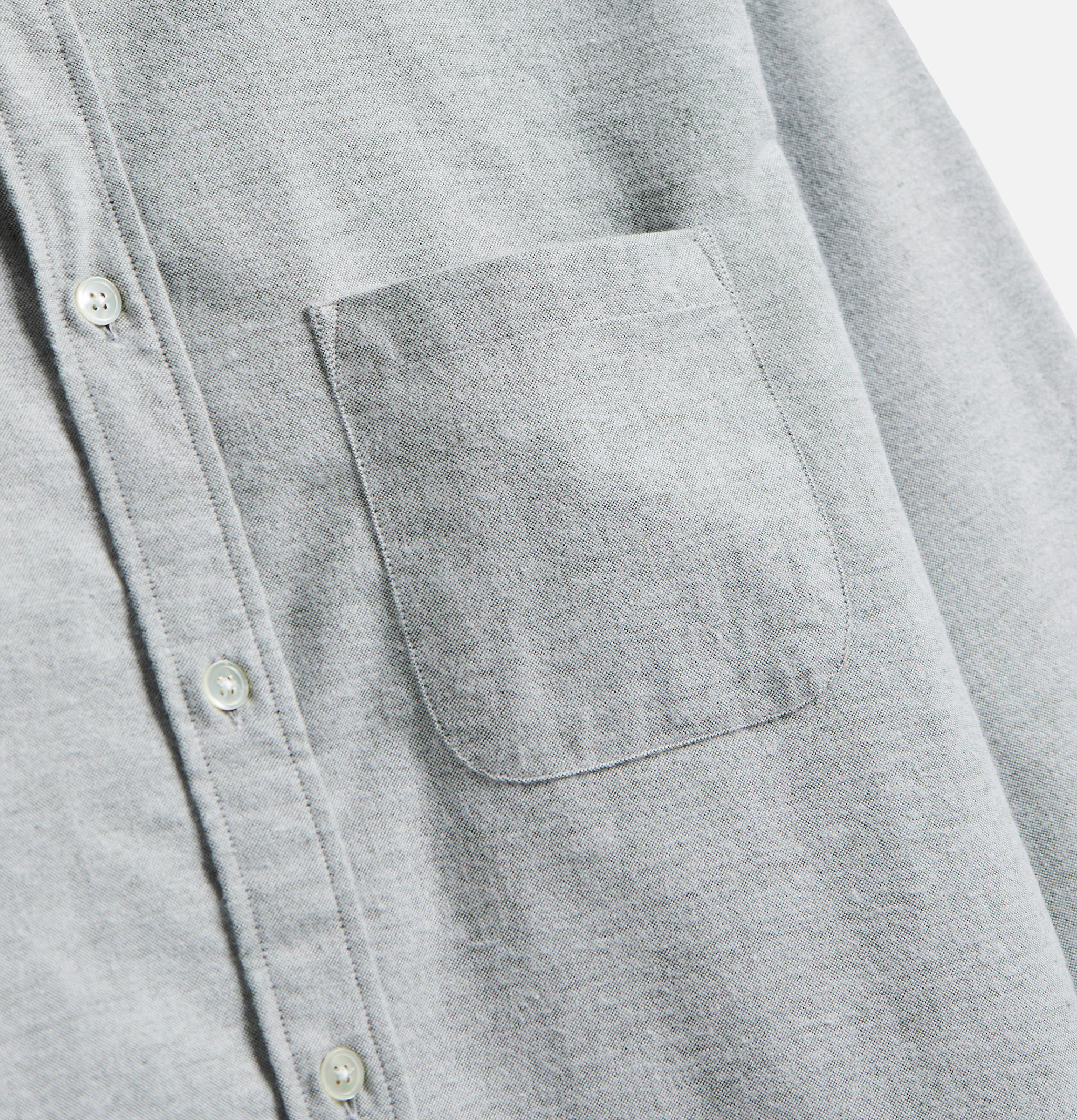 Portuguese Flannel Brushed Oxford Green shirt