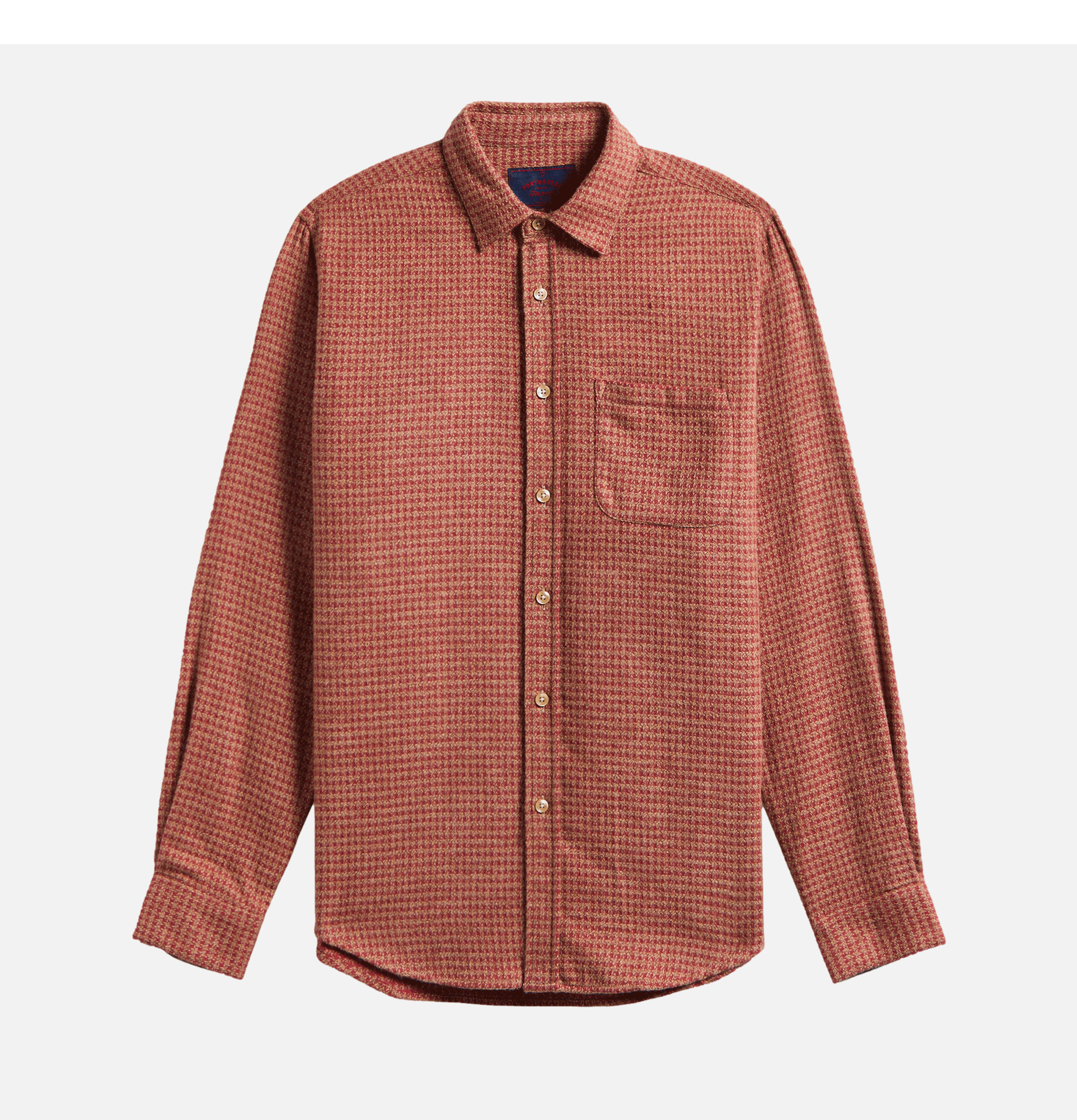 Portuguese Flannel Chemise Abstract Clay