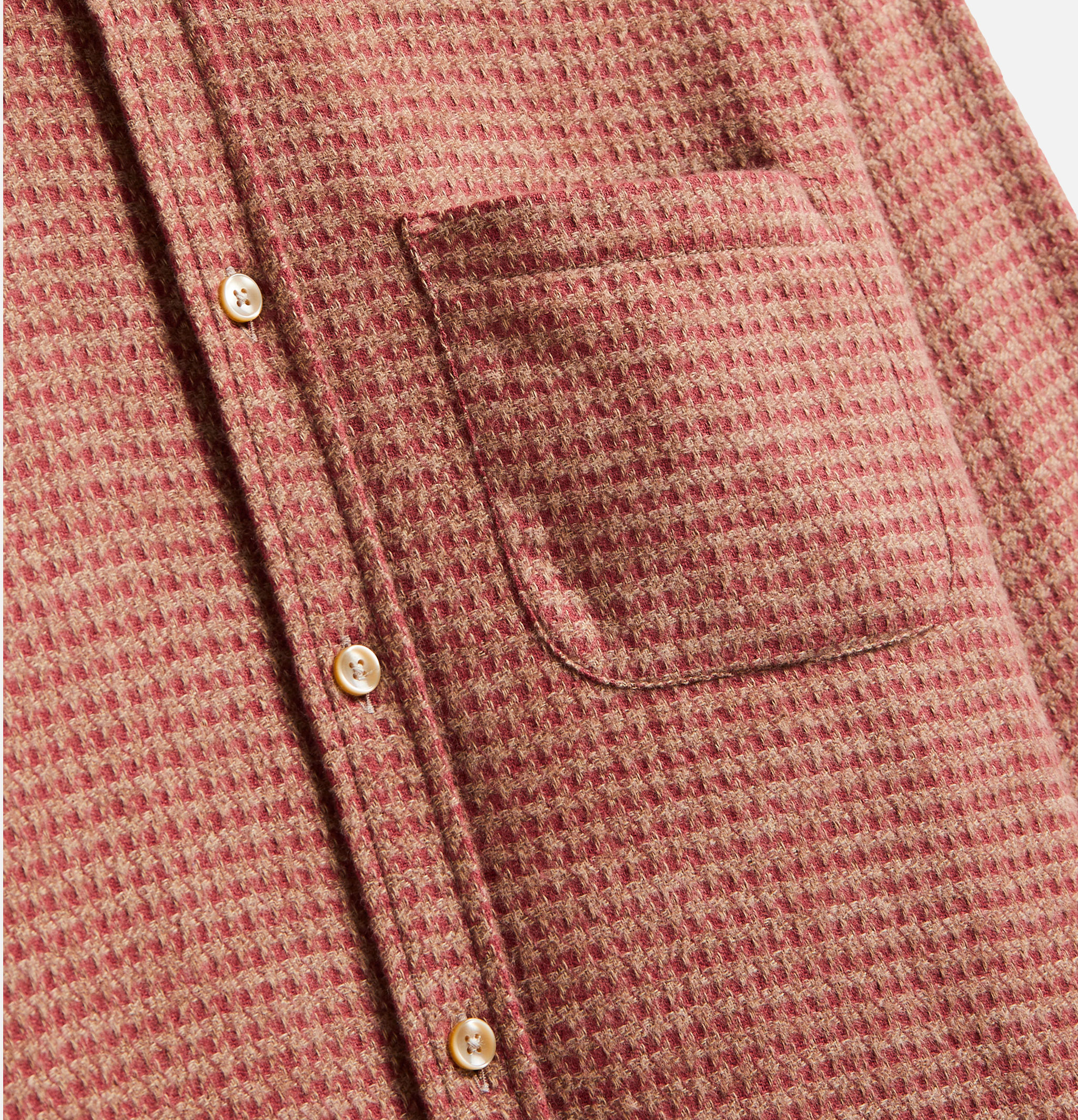 Portuguese Flannel Chemise Abstract Clay