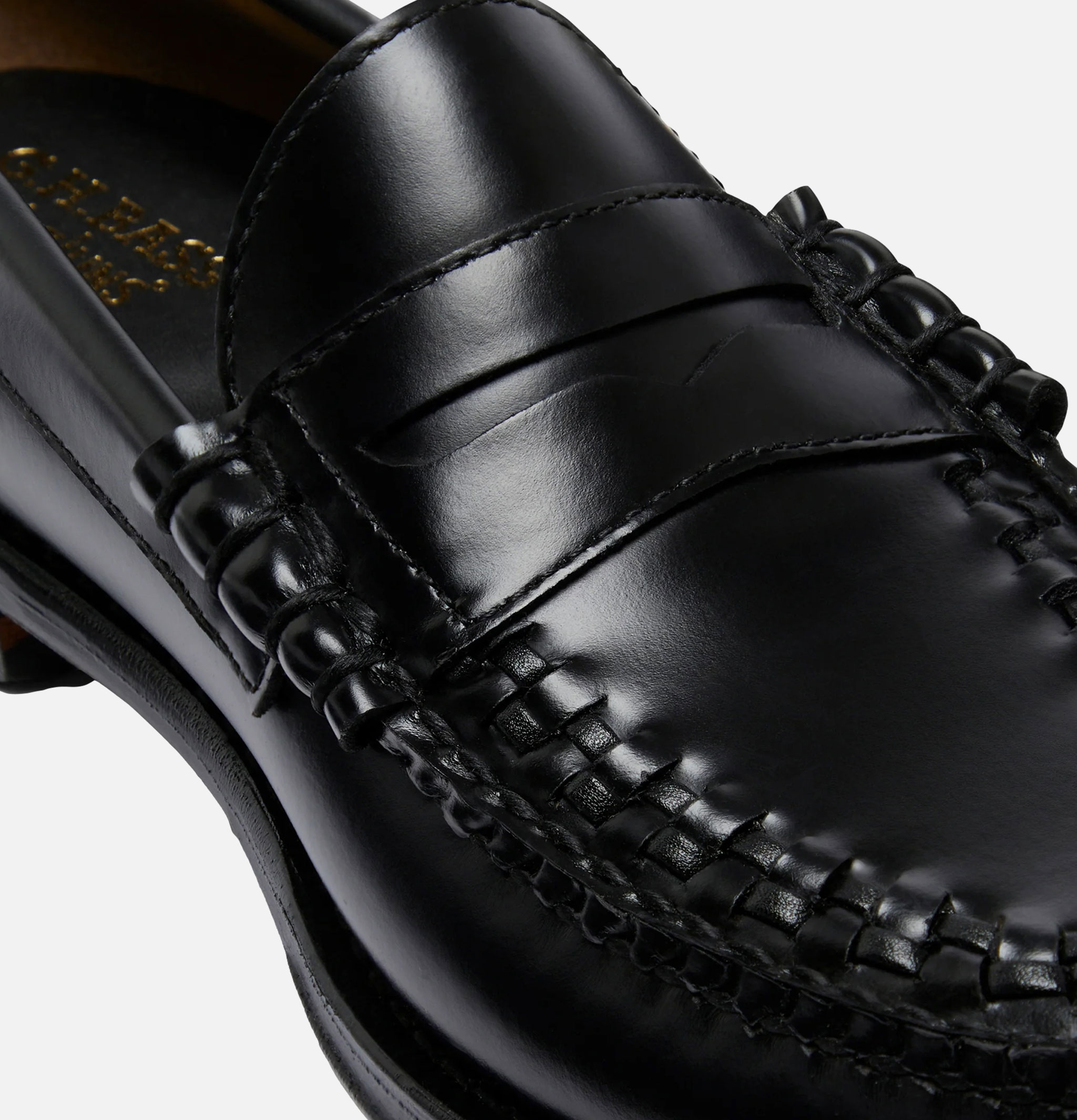 G.H Bass Weejuns Weave Penny Loafer Black