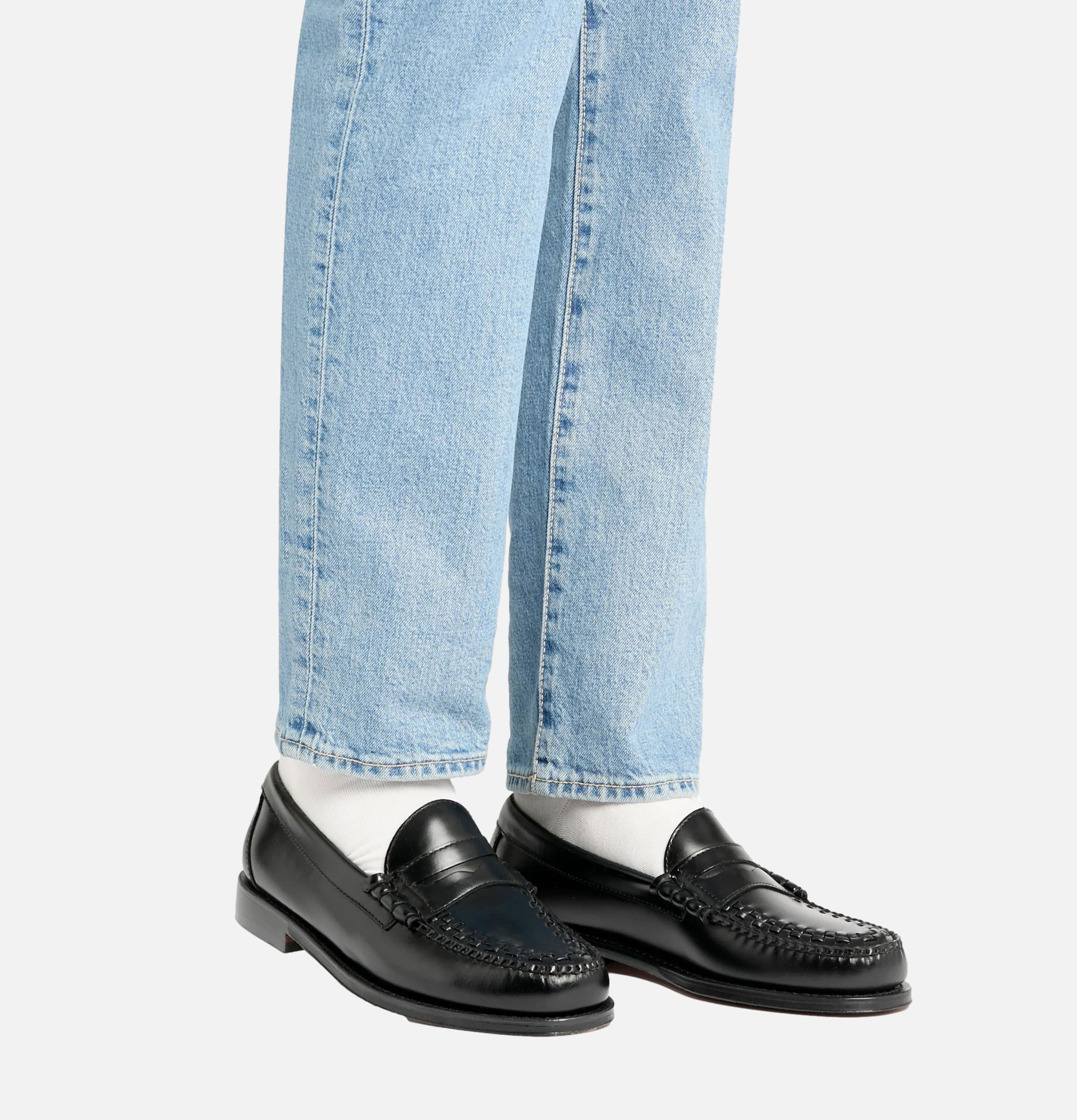 G.H Bass Weejuns Weave Penny Loafer Black