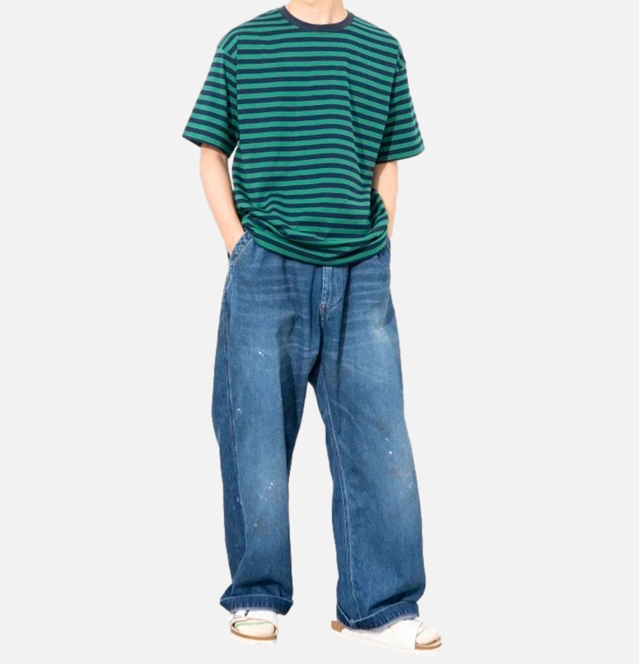 Ordinary Fits Bell Pant Used Blue