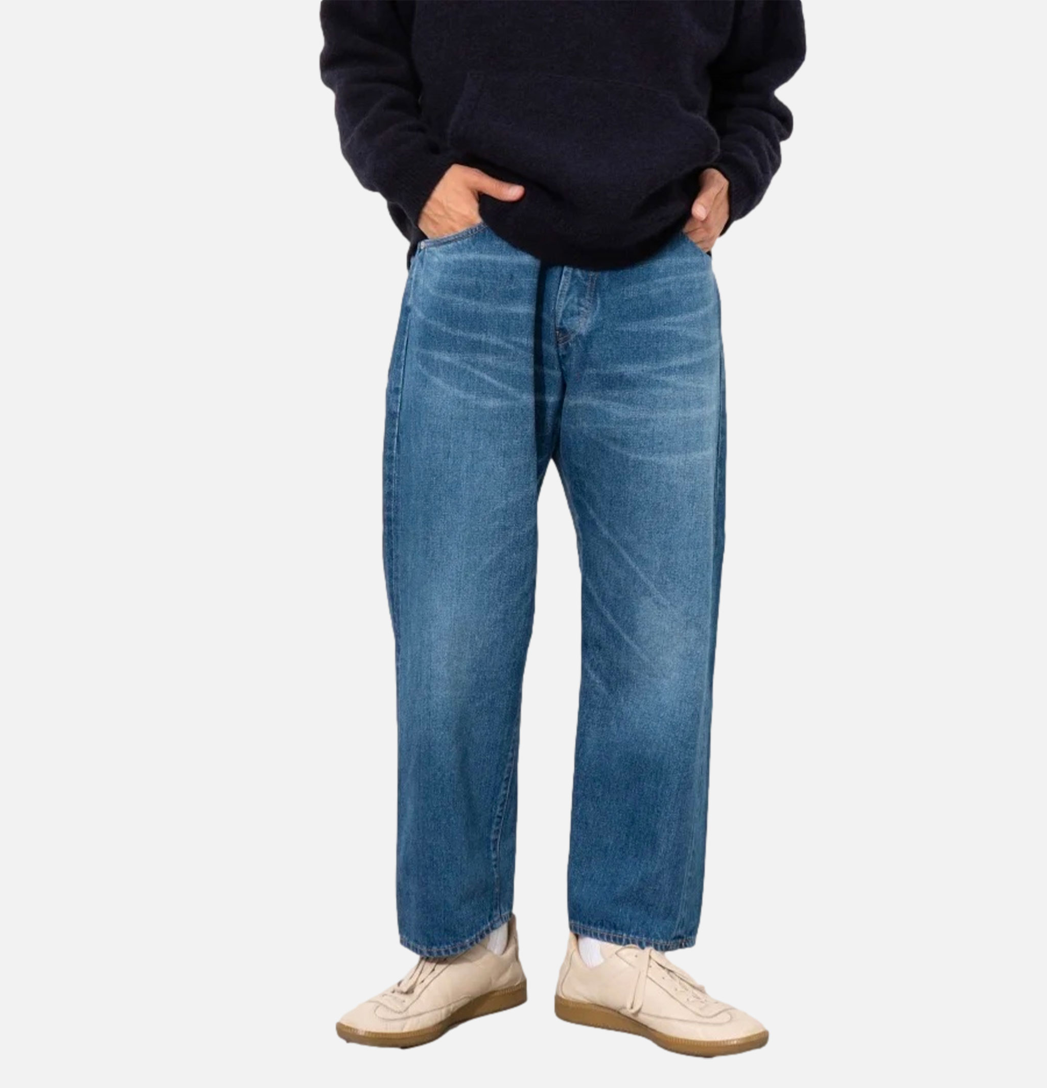 Ordinary Fits Loose Ankle Denim Used Blue