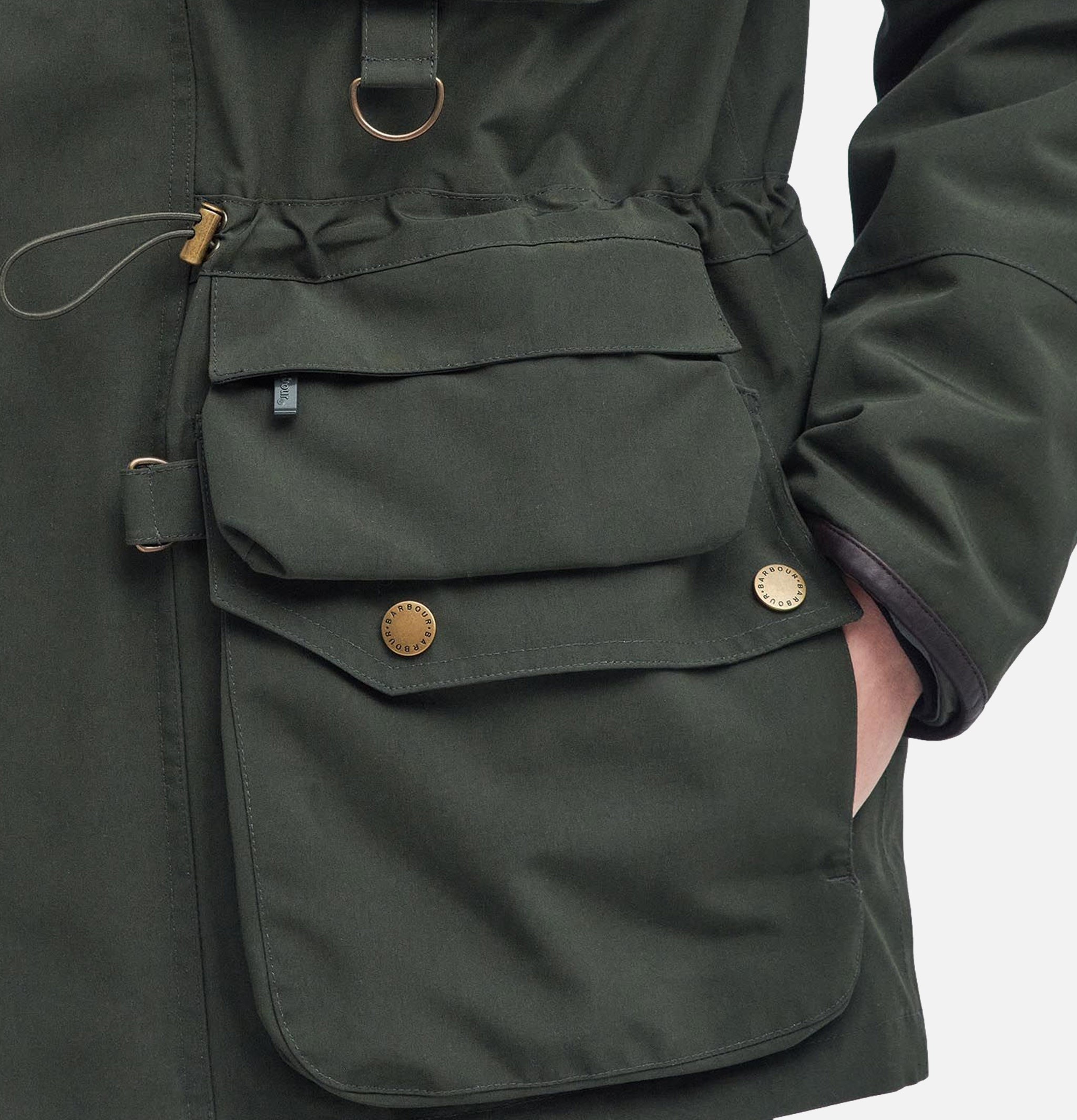Heritage Dryfly Waterproof Sage Barbour
