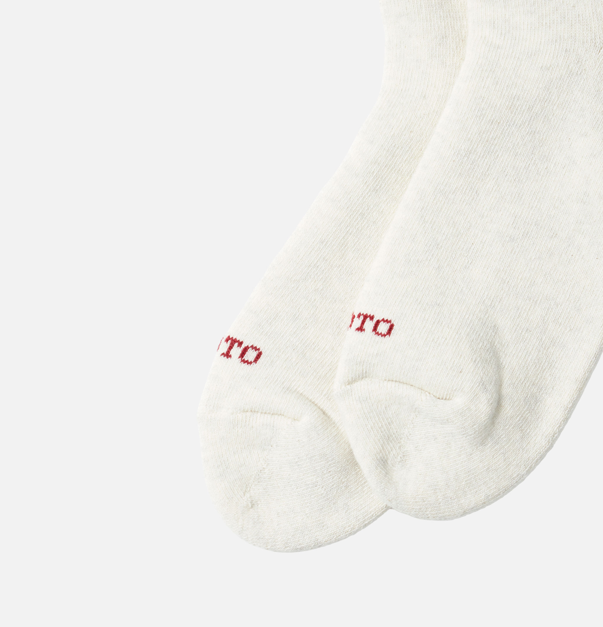 Rototo Chaussettes Raffy Sweat Dark Rouge