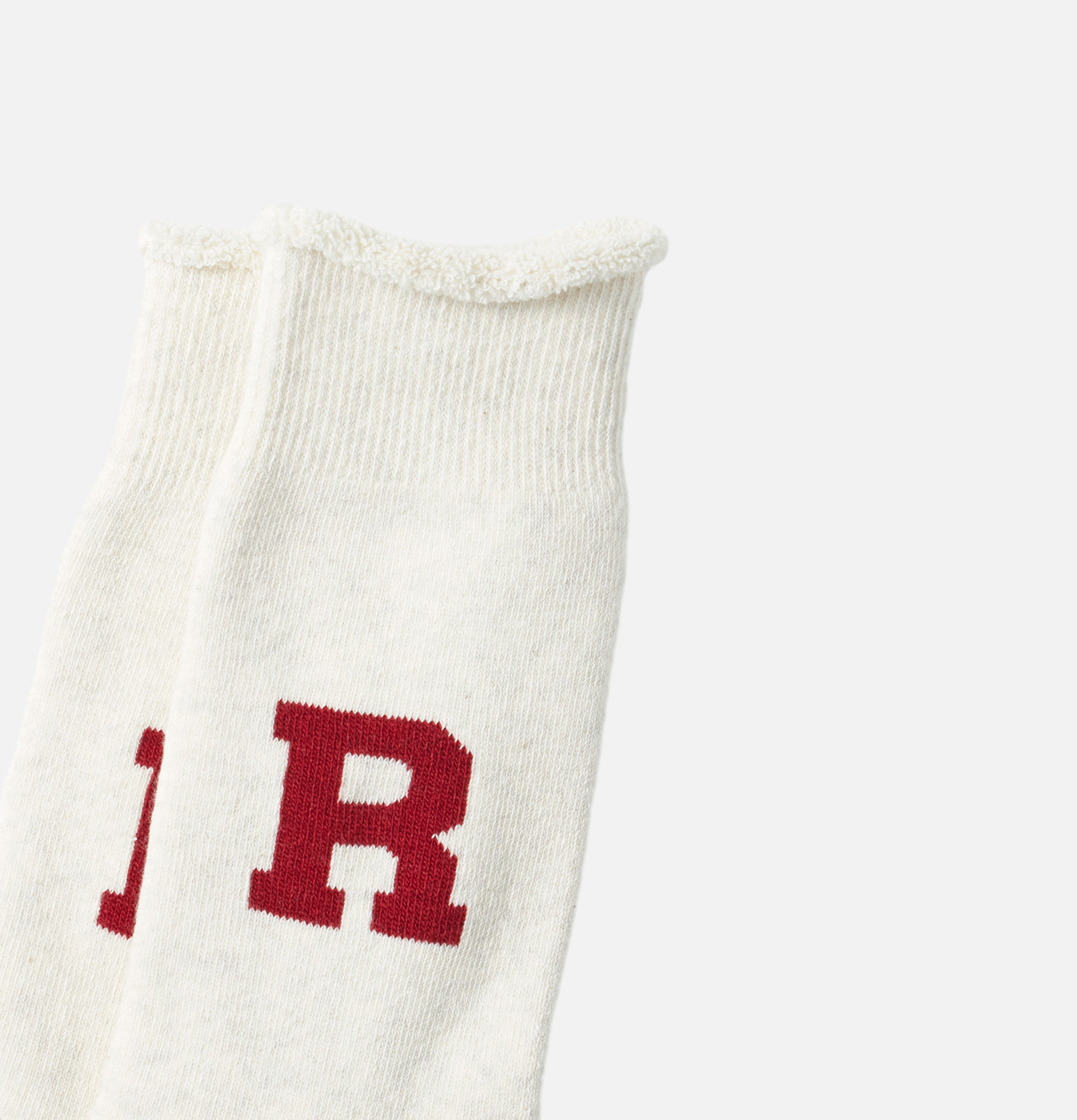 Rototo Chaussettes Raffy Sweat Dark Rouge