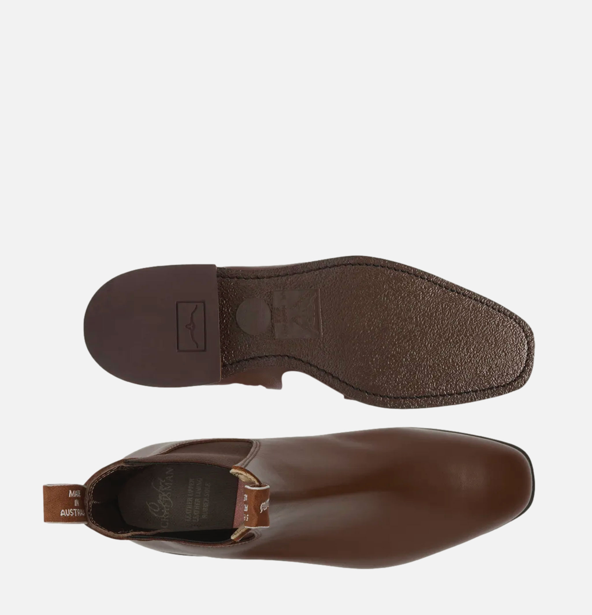 R.M.Williams Comfort Crafstman Boots Dark Tan