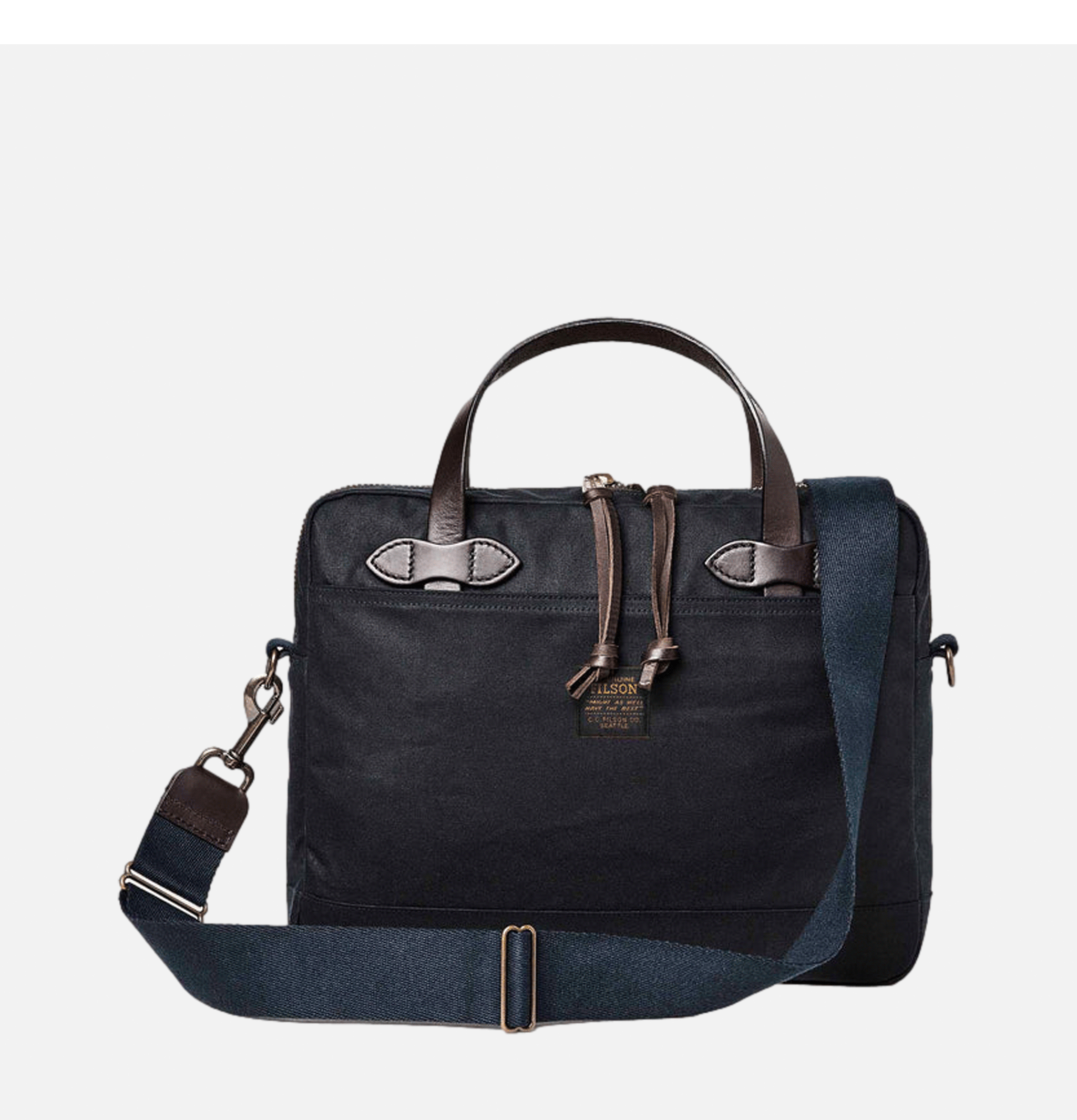 Filson Tin Cloth Compact Briefcase Navy