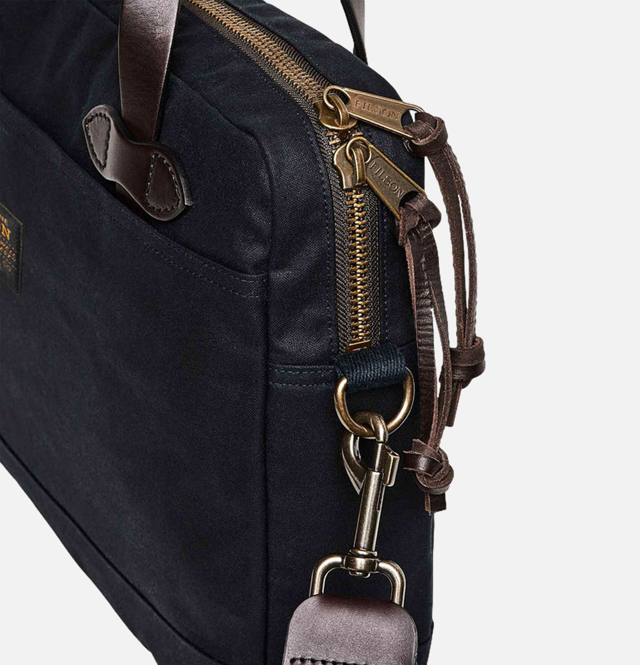 Filson Tin Cloth Compact Briefcase Navy
