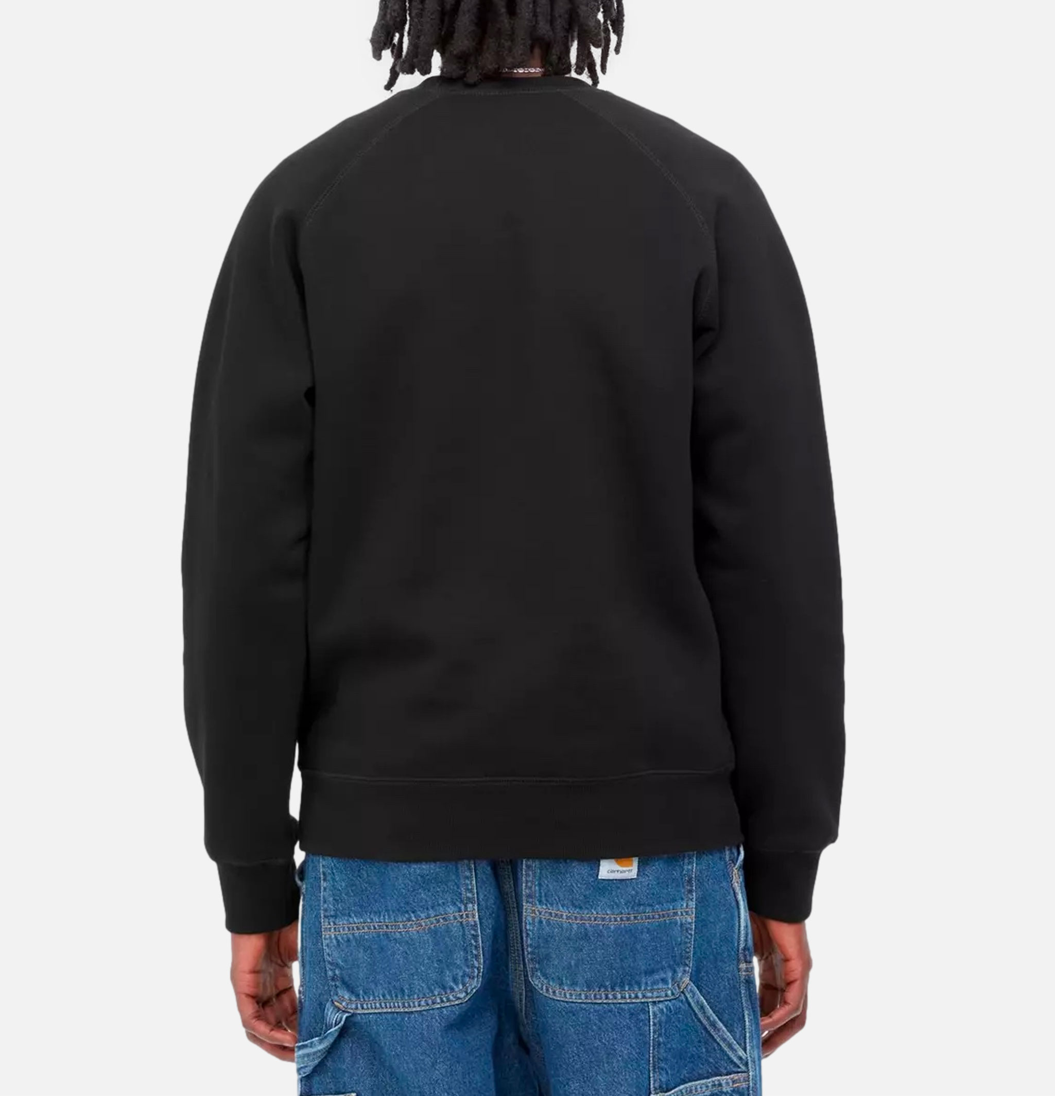 Carhartt WIP Chase Sweatshirt Black.
