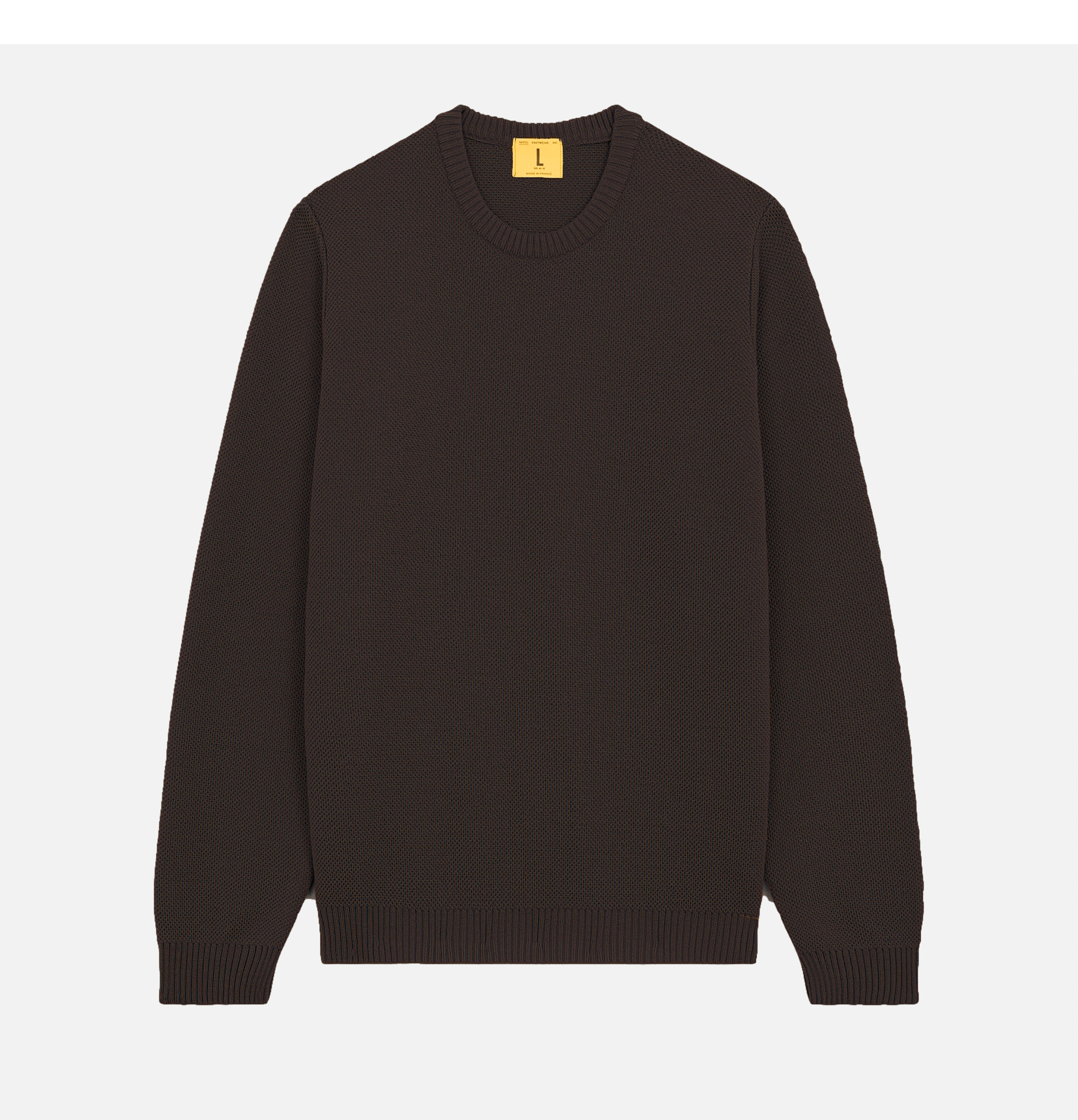 Nitto Knitwear Youri Round Neck Sweater Brown