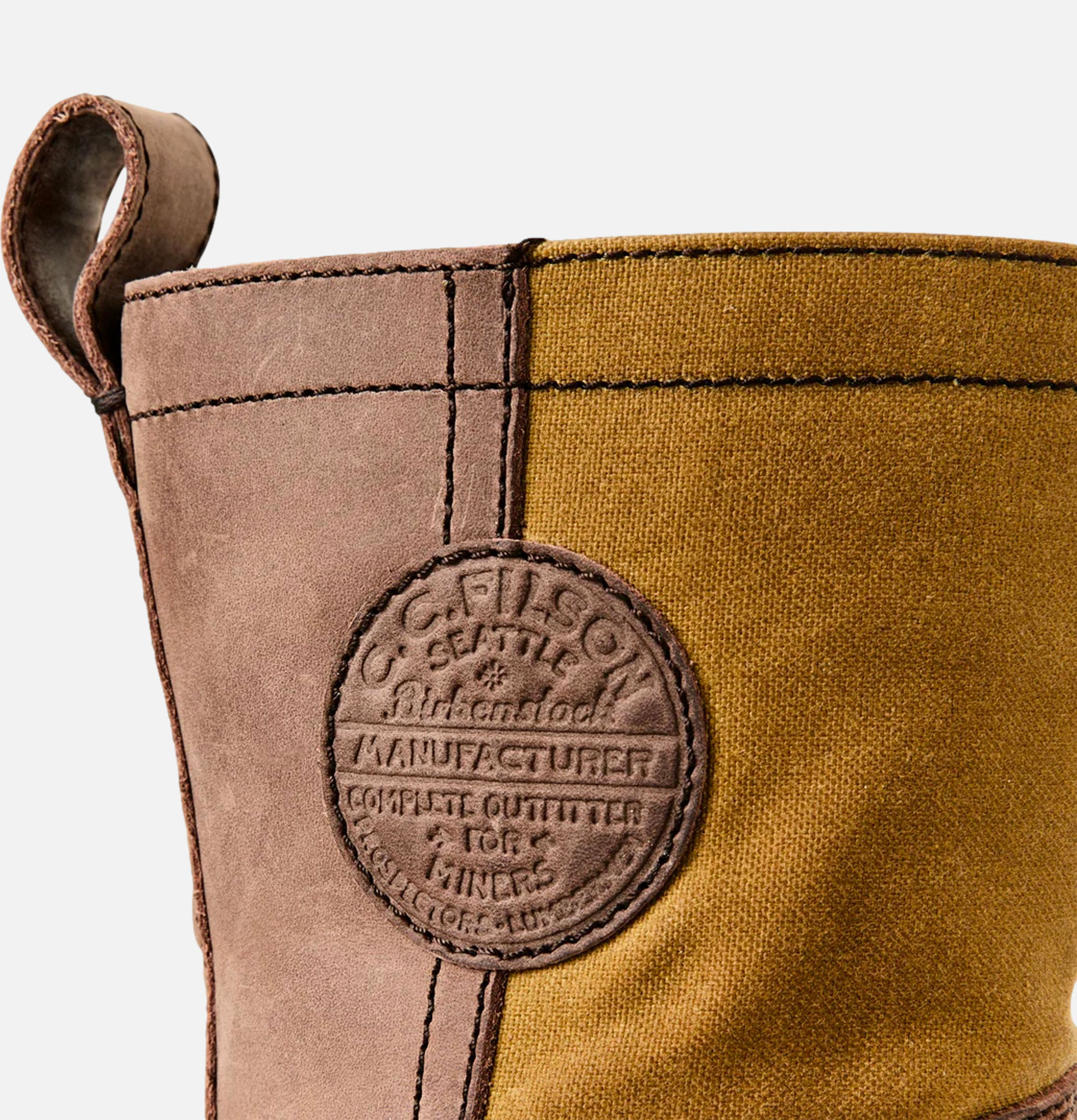 Birkenstock X Filson Skykomish Tin Cloth Boot Tan