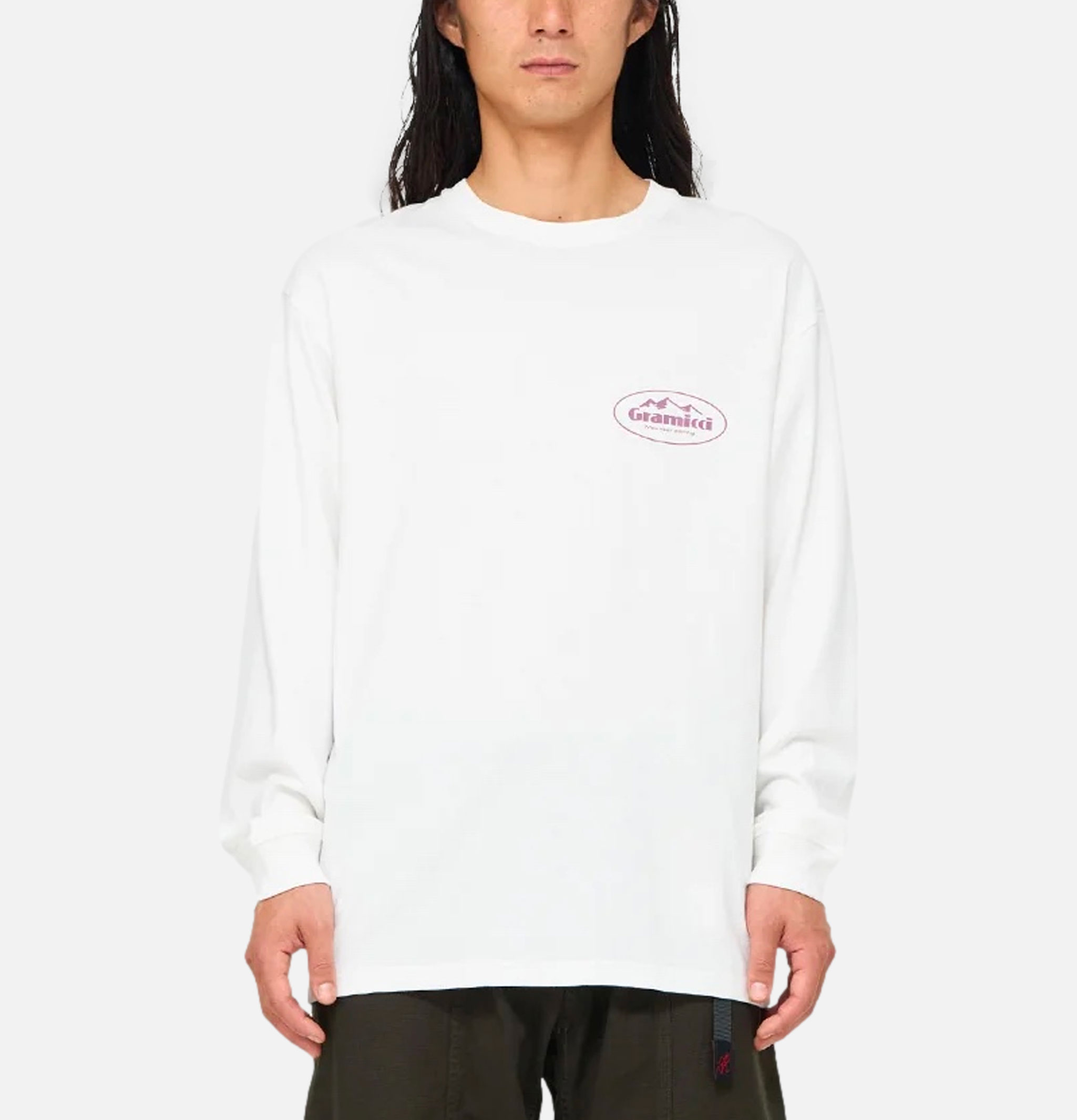 Gramicci Mountaineering L/S Tee White