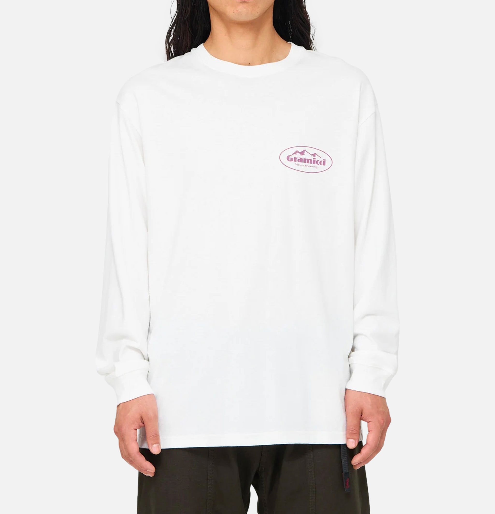 Gramicci Mountaineering L/S Tee White