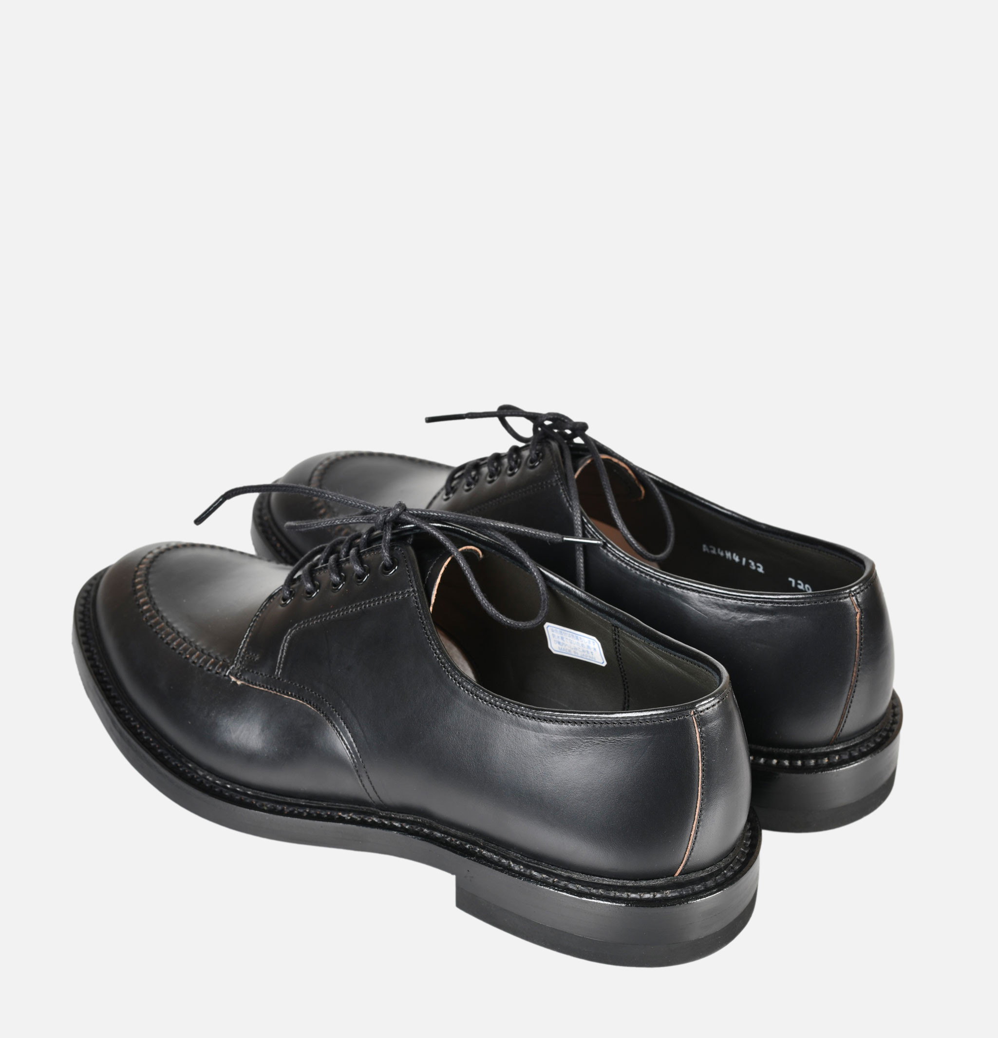 Regal Shoe & Co x Royalcheese Utip Horween Shoes Black