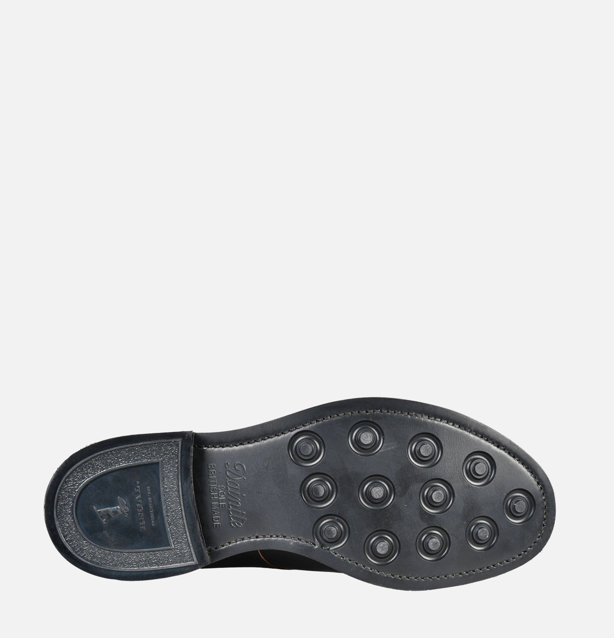 Regal Shoe & Co x Royalcheese Utip Horween Shoes Black