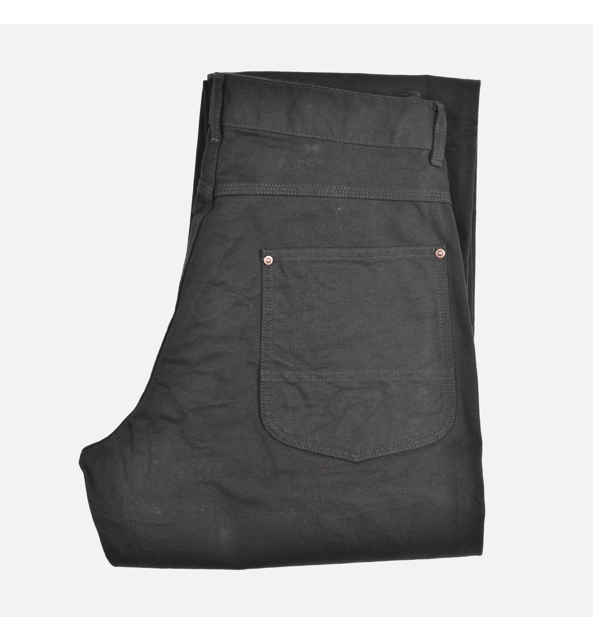FOB Factory F0530 Cotton Duck Work Pants Black