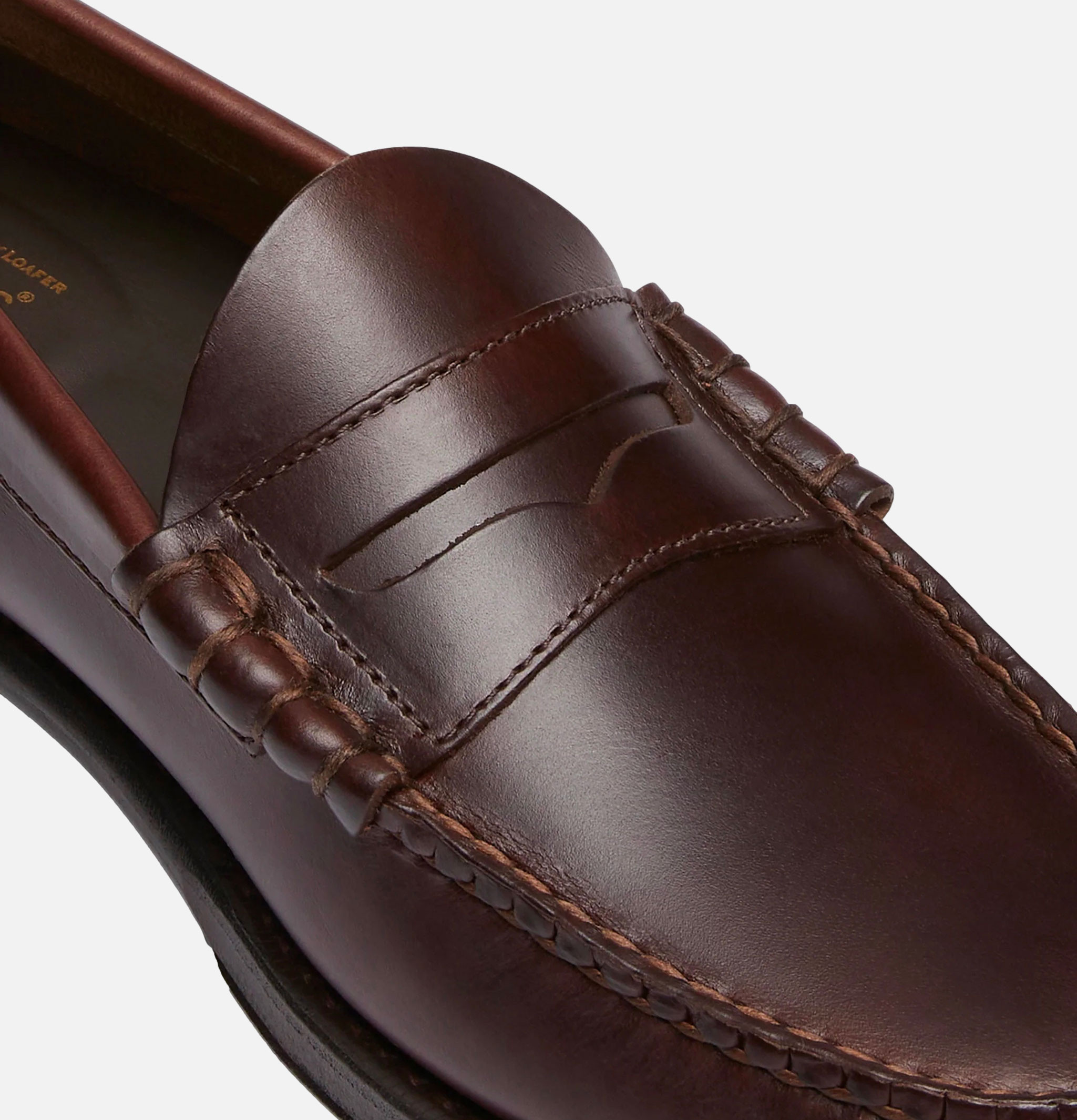 G.H Bass Chaussures Larson Weejuns Penny Loafer Chocolate
