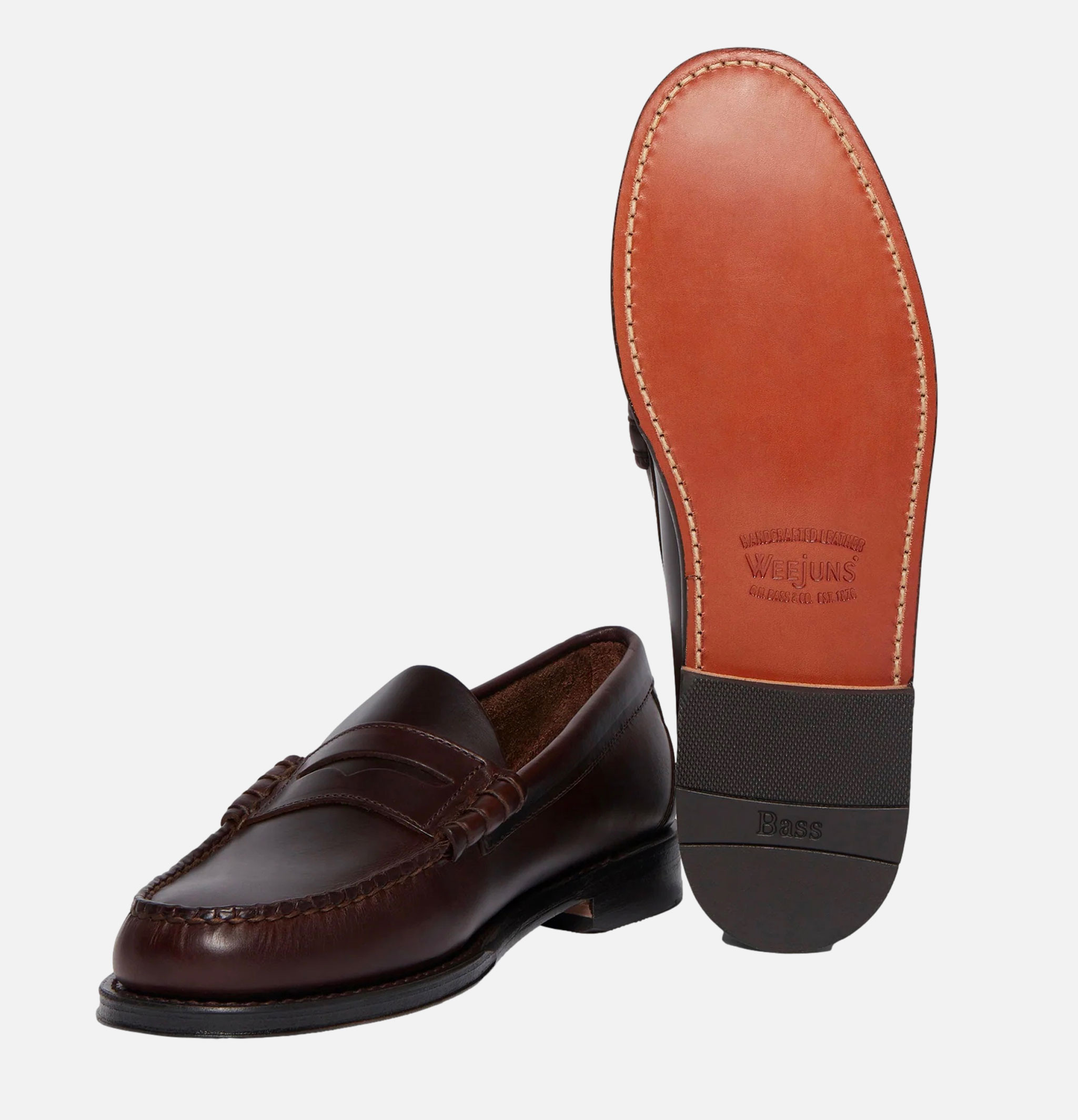 G.H Bass Chaussures Larson Weejuns Penny Loafer Chocolate