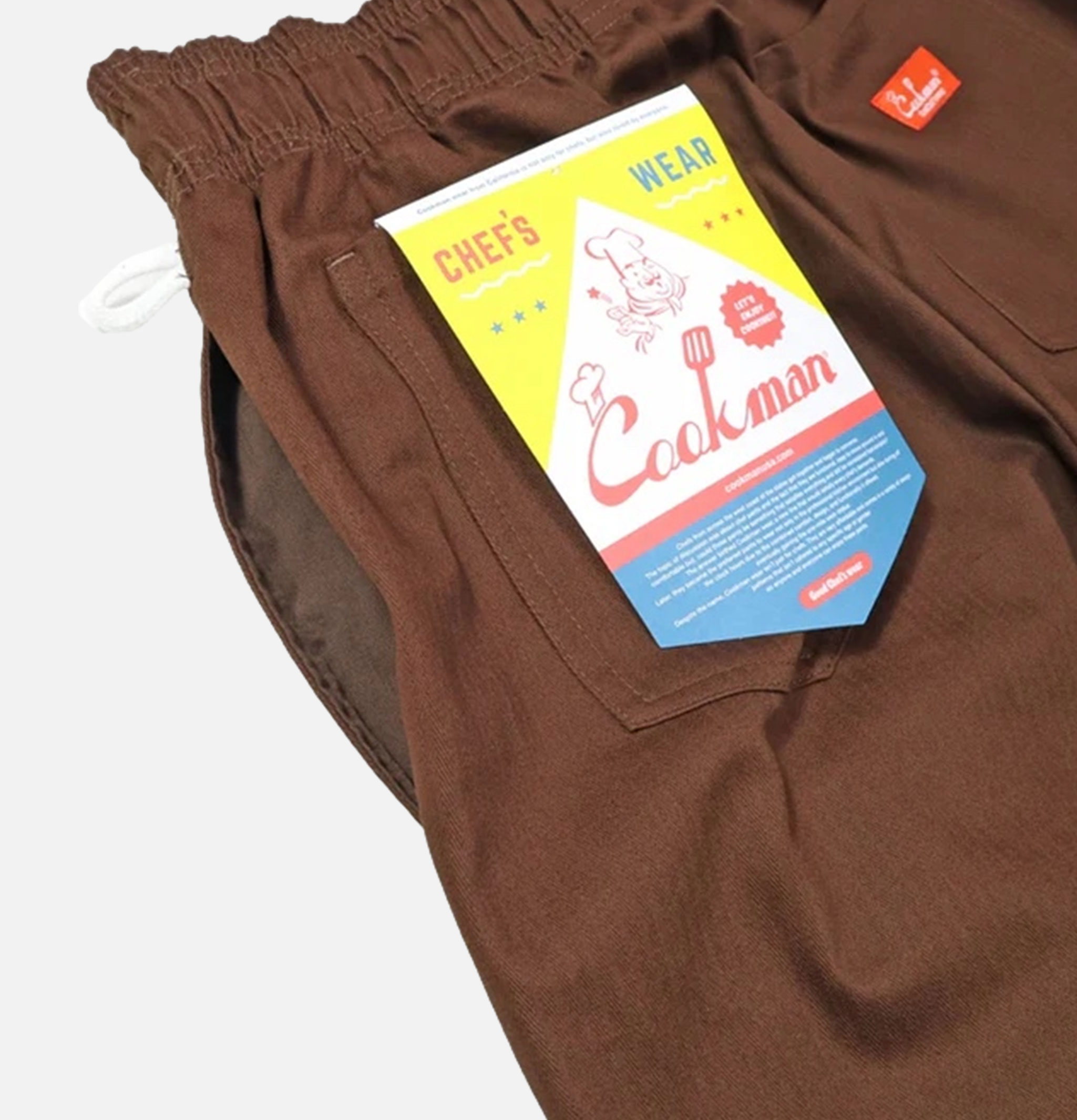 Cookman Chef Pants - Herringbone Chocolat