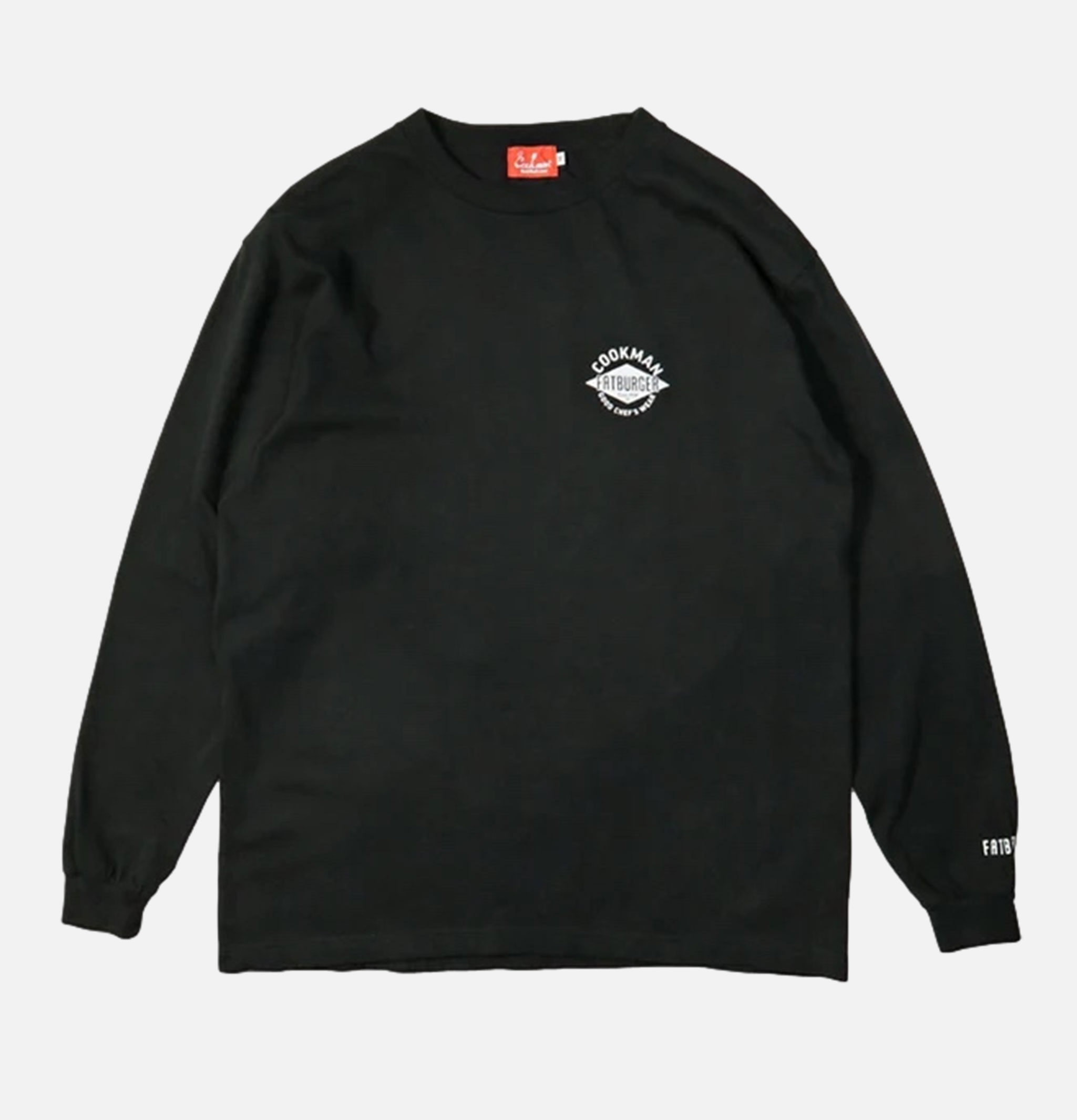 Fatburger x Cookman Collaboration T-Shirt - FAT Topping Menu Black
