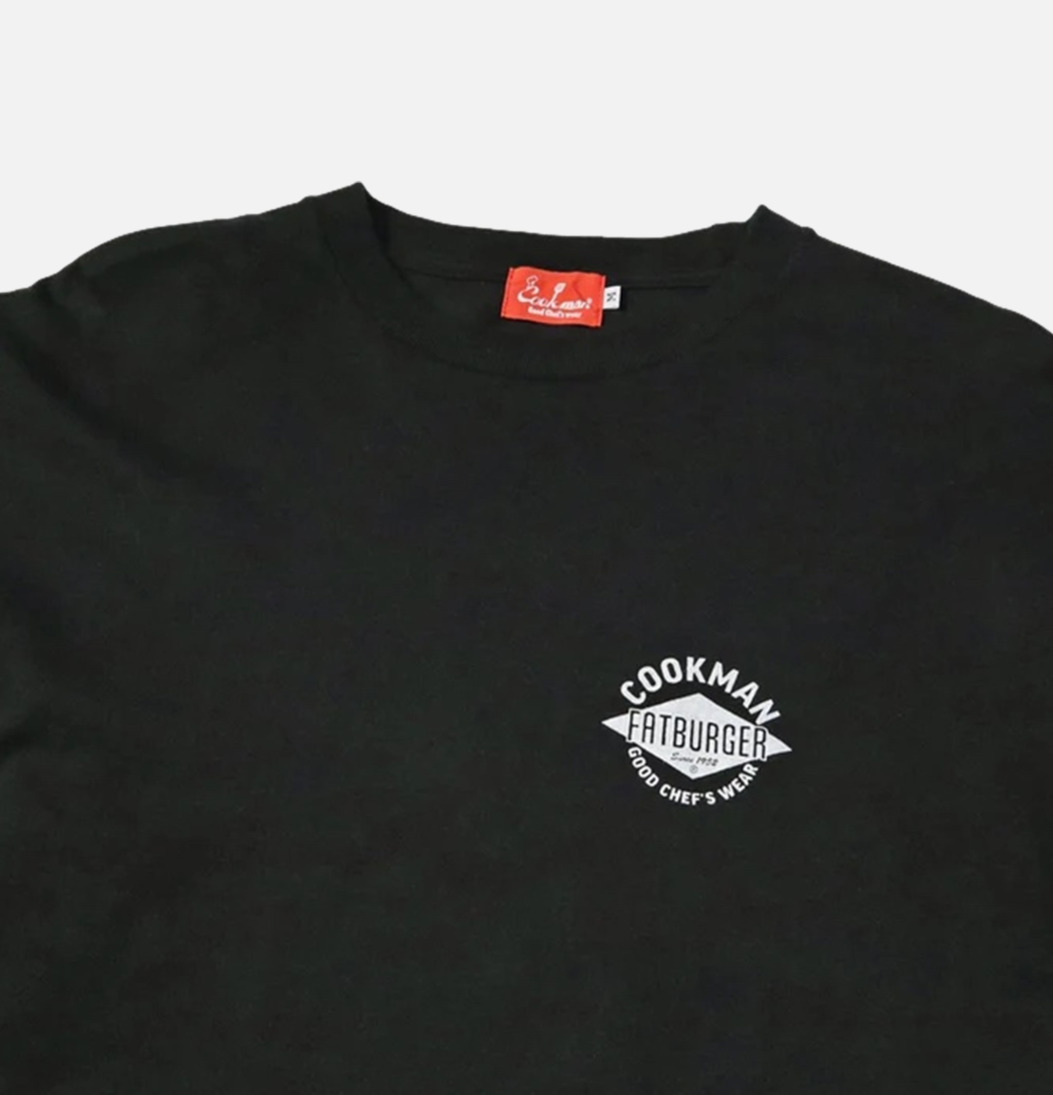 Fatburger x Cookman Collaboration T-Shirt - FAT Topping Menu Black