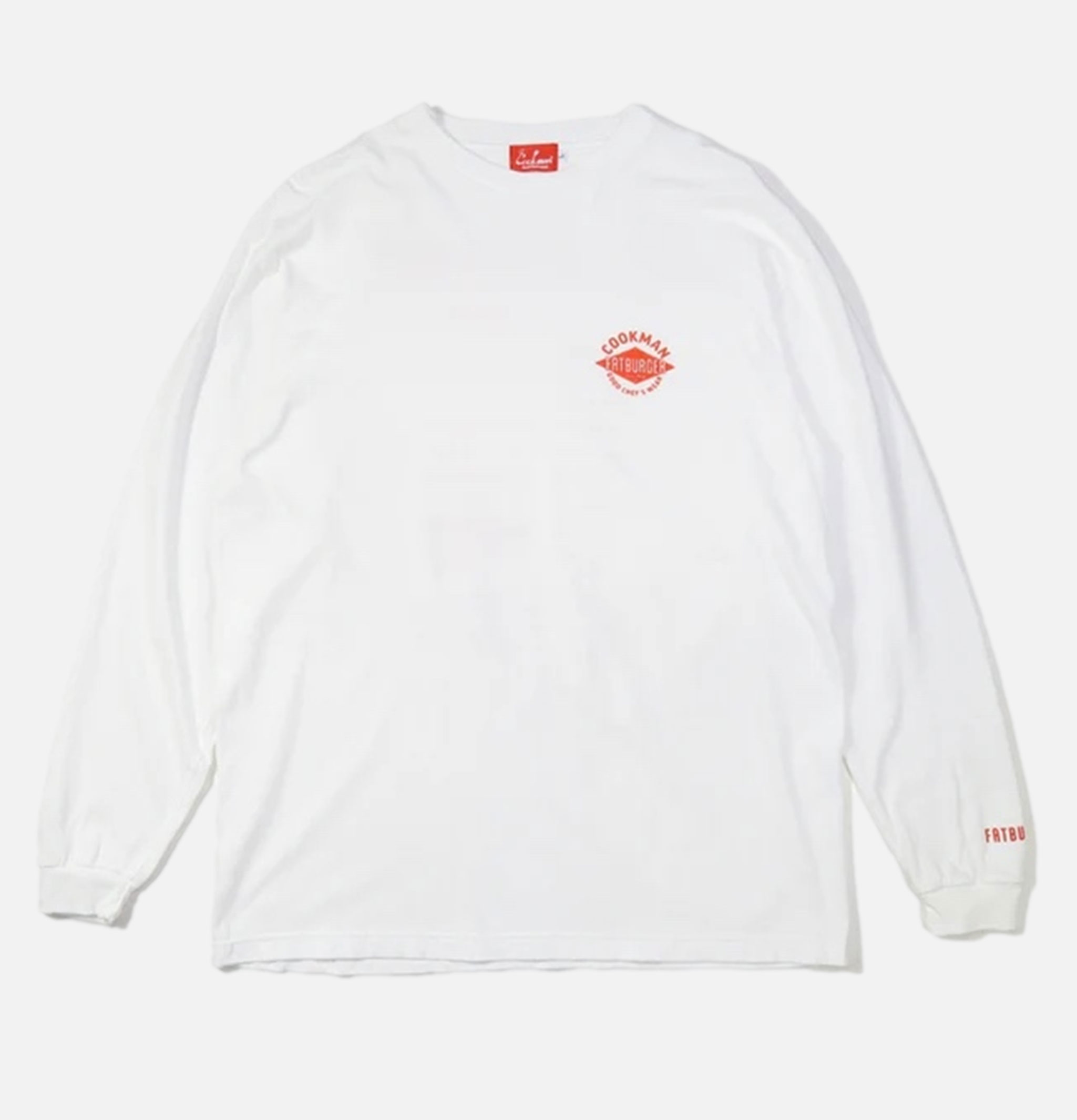 Fatburger x Cookman Collaboration T-Shirt - FAT Topping Menu White