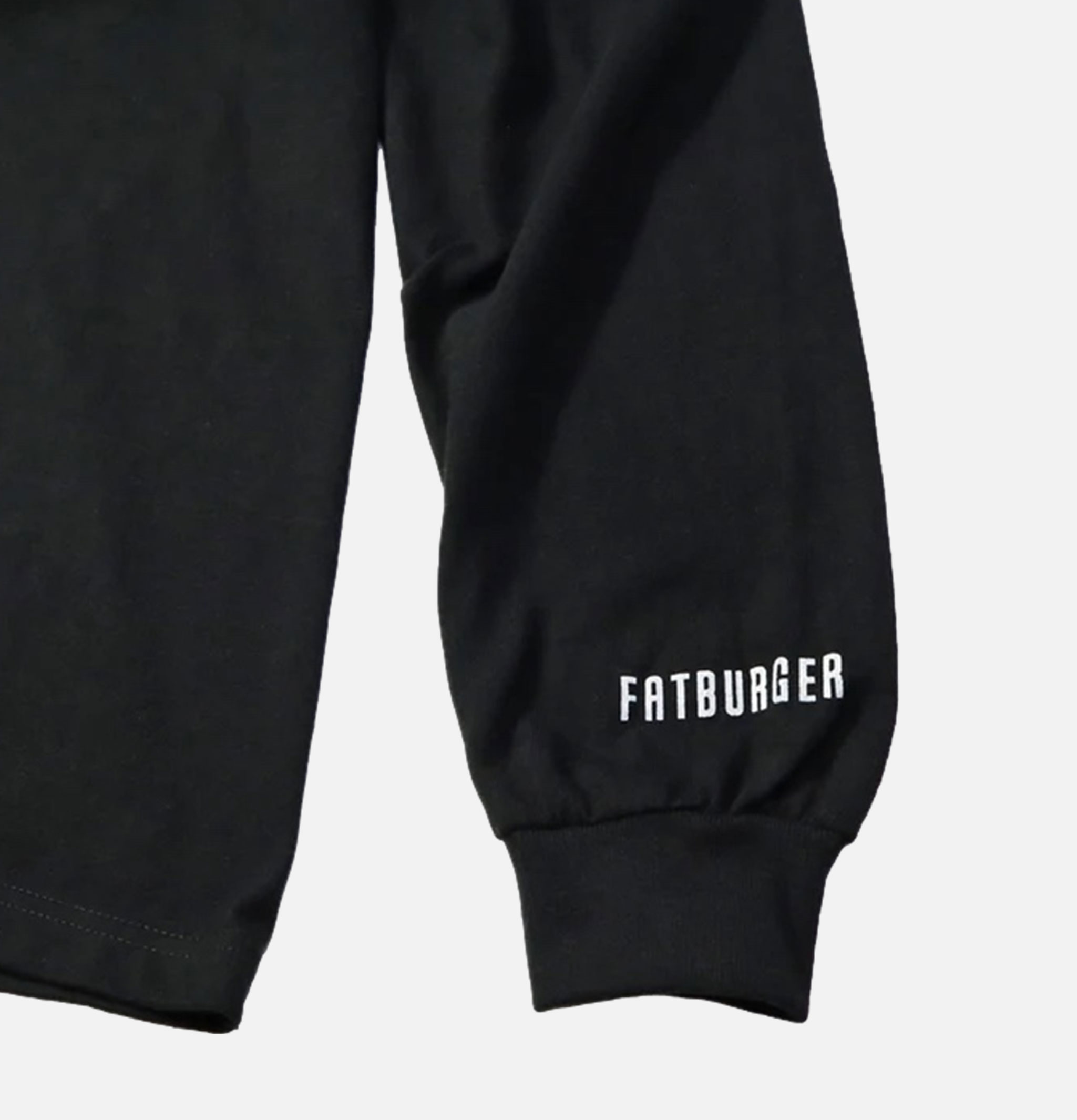 Fatburger x Cookman Collaboration T-Shirt - FAT Topping Menu Black