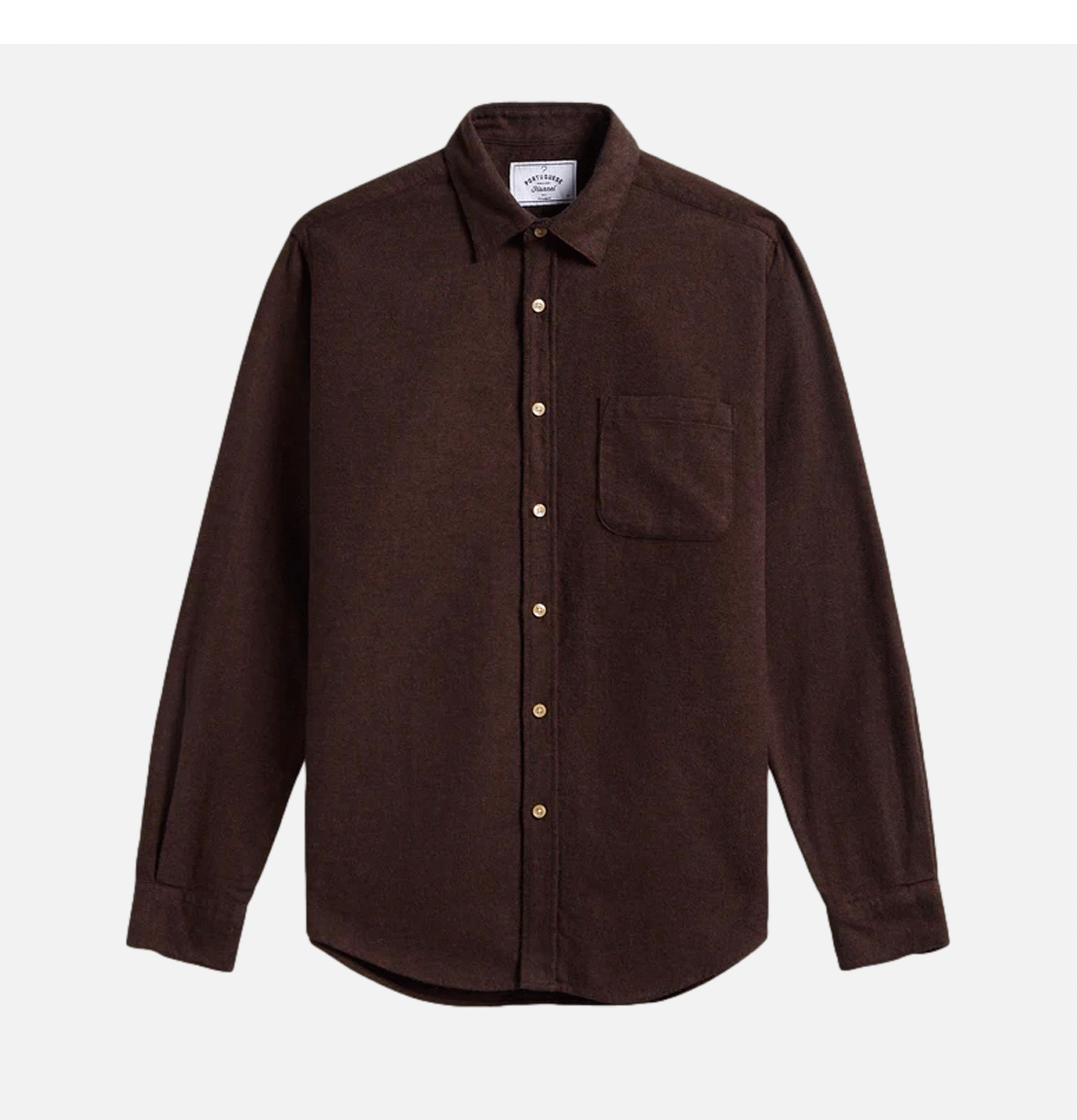 Portuguese Flannel Shirt Teca Brown