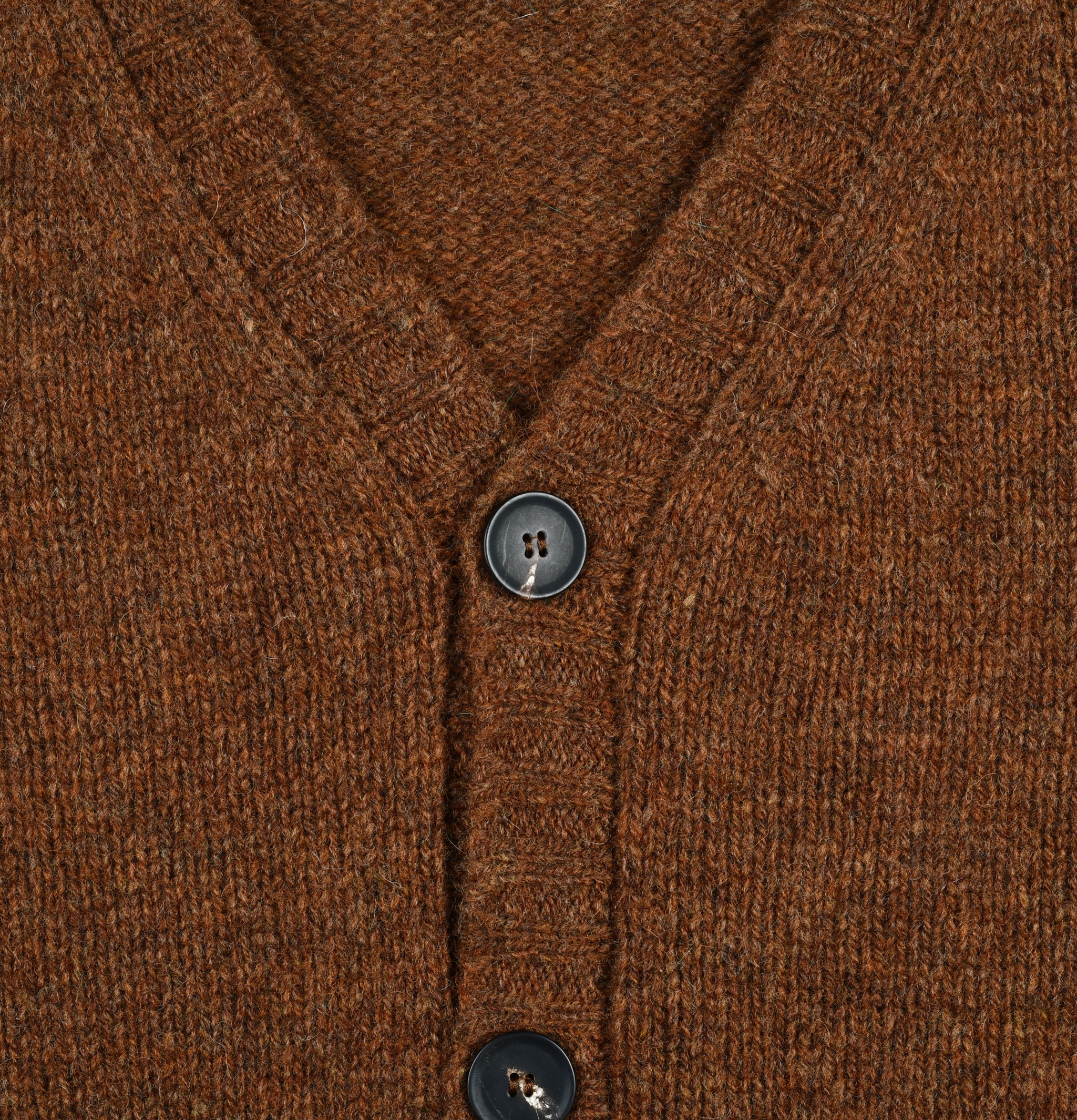 William Lockie Aryan Pecan Cardigan Brown