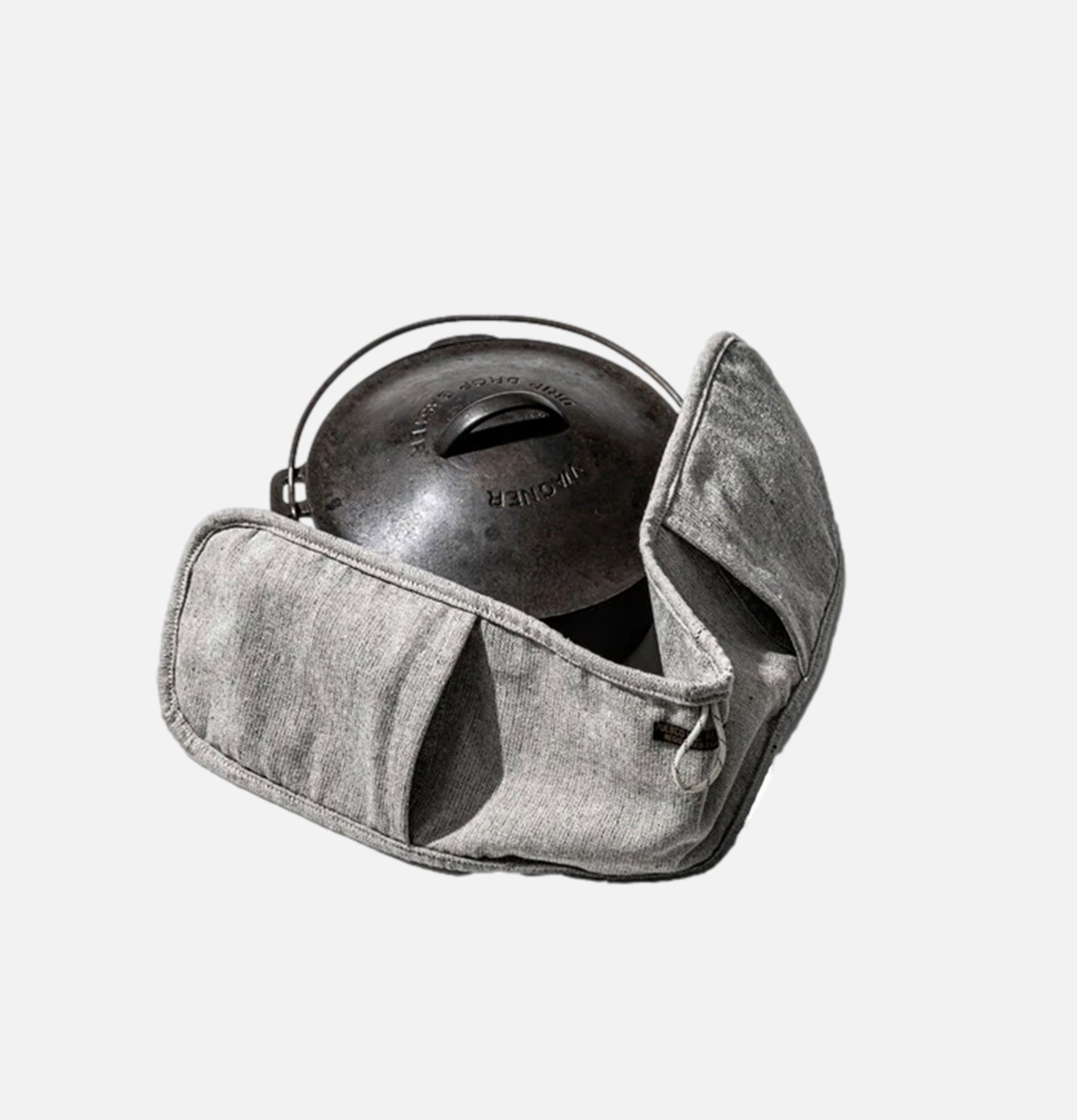 Puebco Cotton Double Kitchen Glove Grey