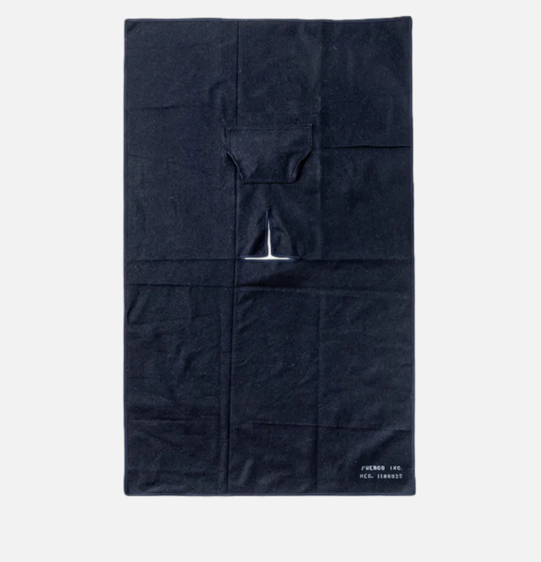 Puebco Blanket Poncho Navy Blue