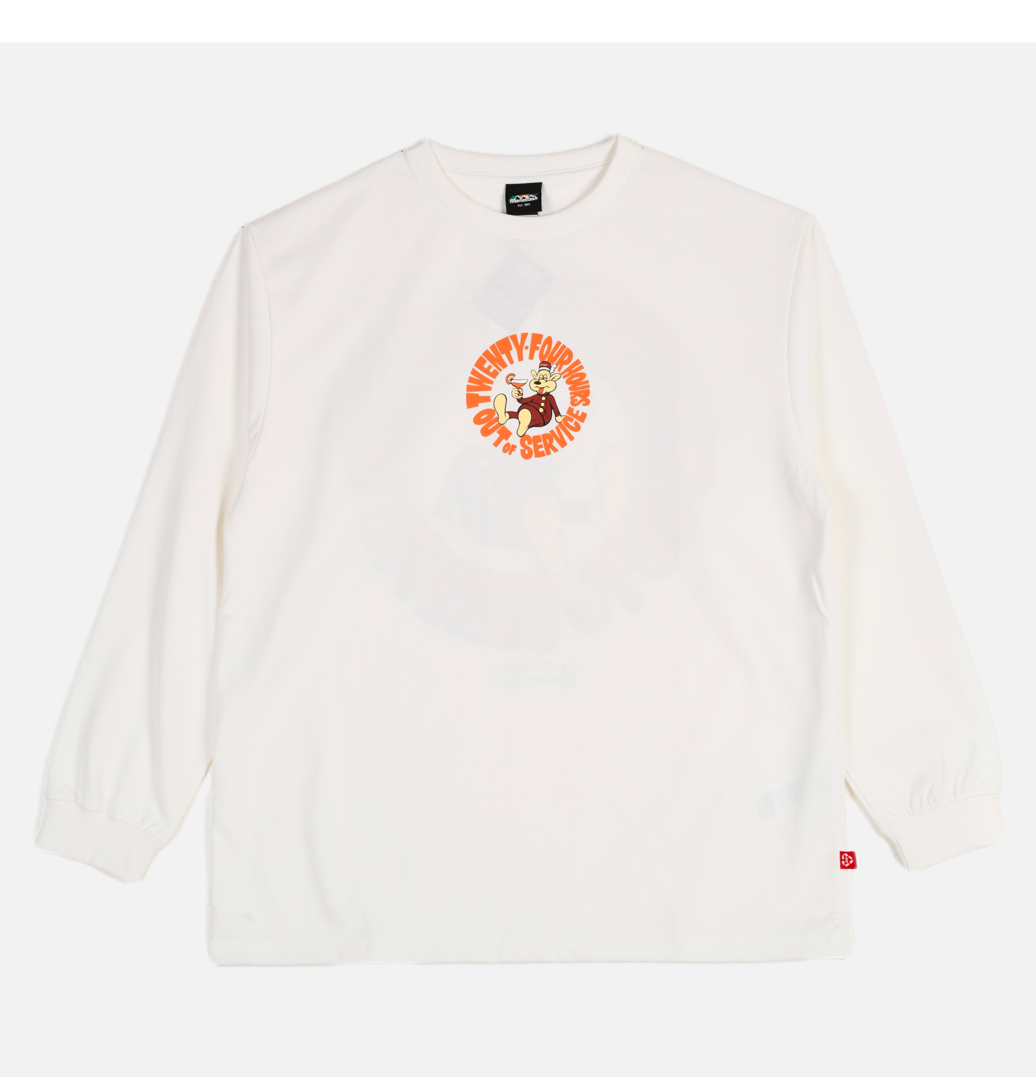 Manastash Poly Tee Ls 24hrs White